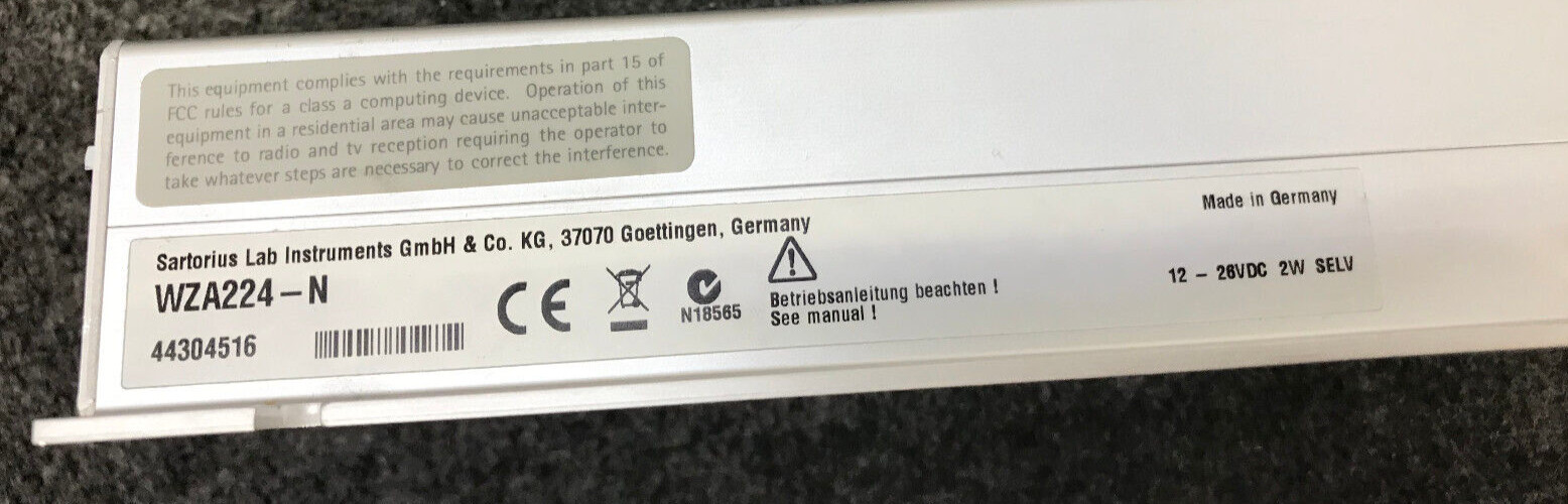 Sartouris Lab Instruments, GmbH & Co. WZA224-N Load Cell (Unit Only)