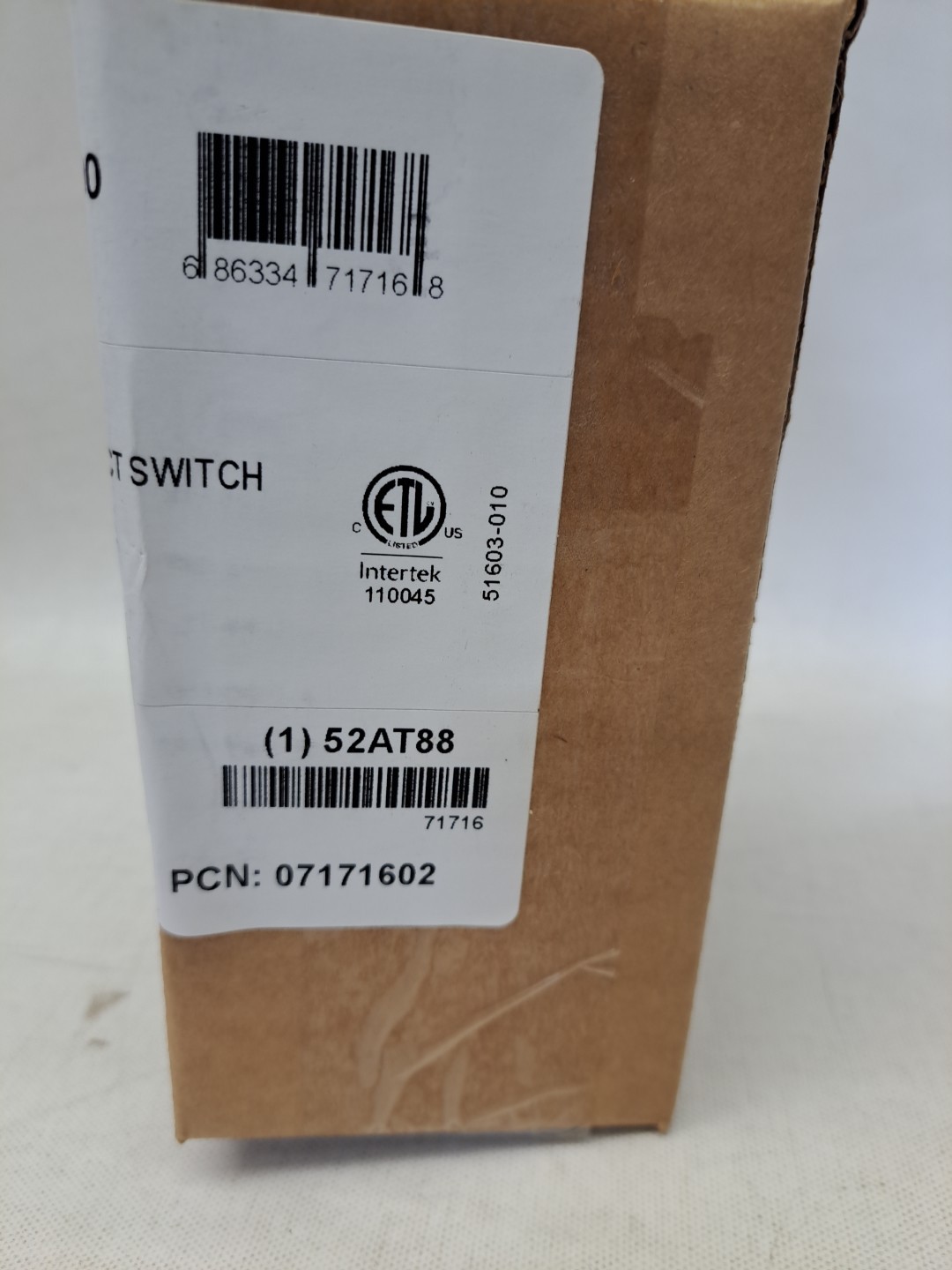 TPI CORPORATION 07171602 ACCESSORY DISCONNECT SWITCH NEW, open box