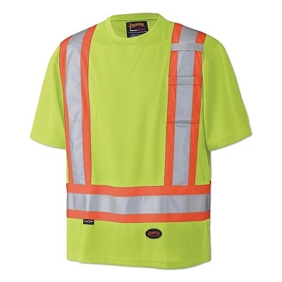 Pioneer V1051160U-XL Hi-Viz Birdseye Safety T-Shirt XL