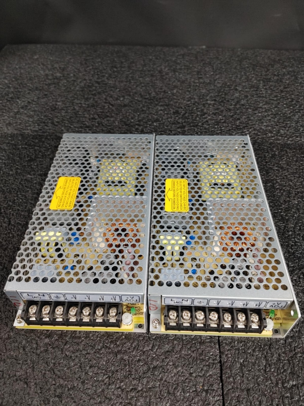 Lot of 2 Mean Well RS-150-12 AC to DC Power Supply Single Output 12V 12.5AMP150W