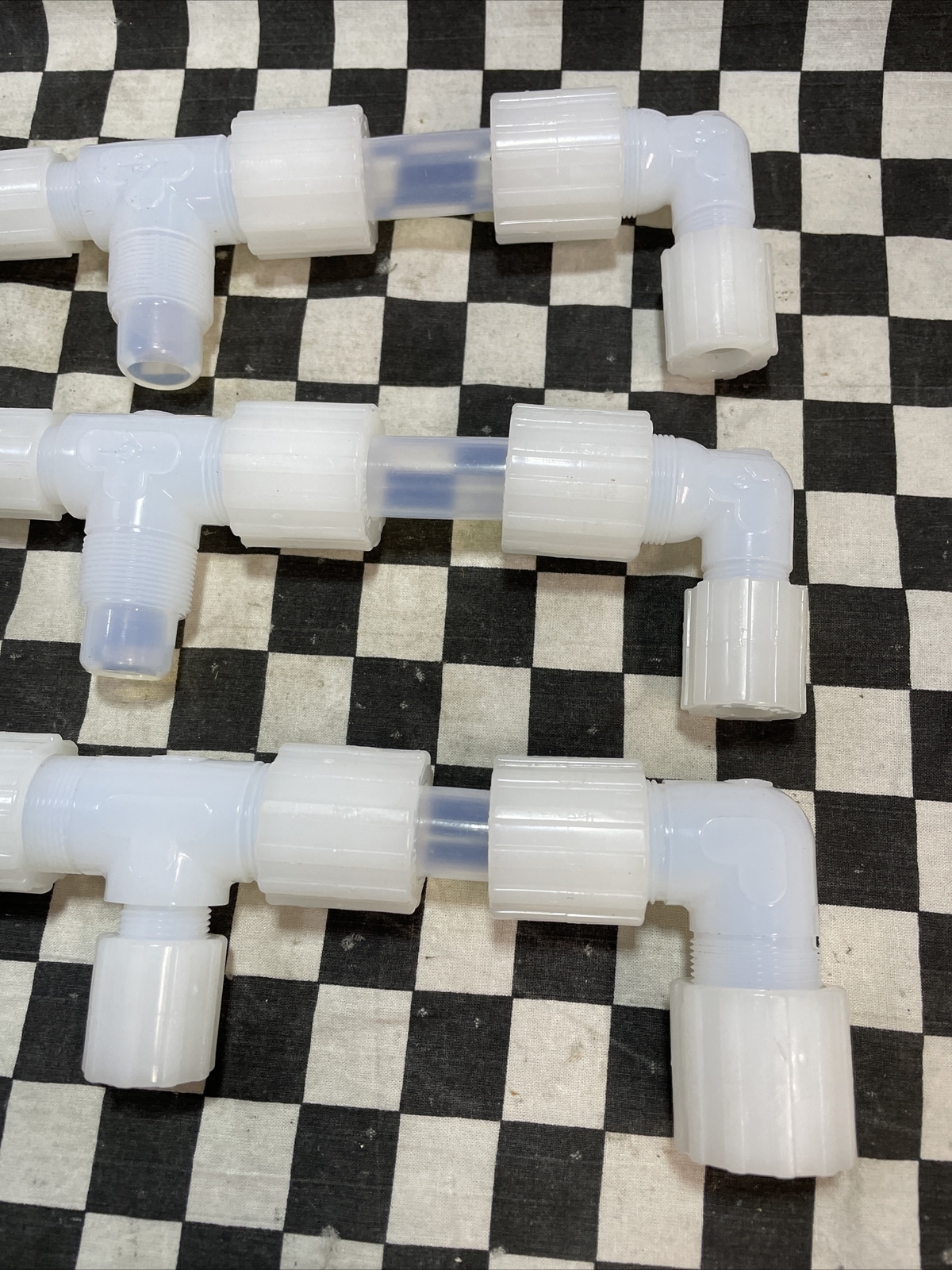 Entegris Flaretek PFA ELBOW TEE UNION 1/2″ & 3/4″, BIG LOT, SHIPSAMEDAY#137GT