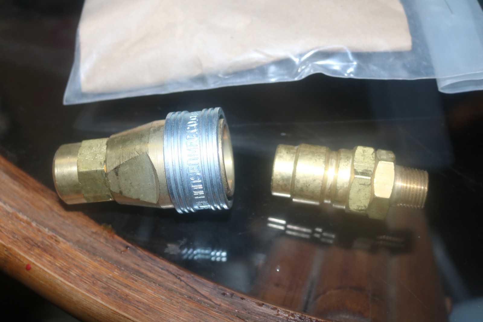 NOS Danfoss Hansen quick disconnect coupling set PN B-82-8000 4730-01-158-6875