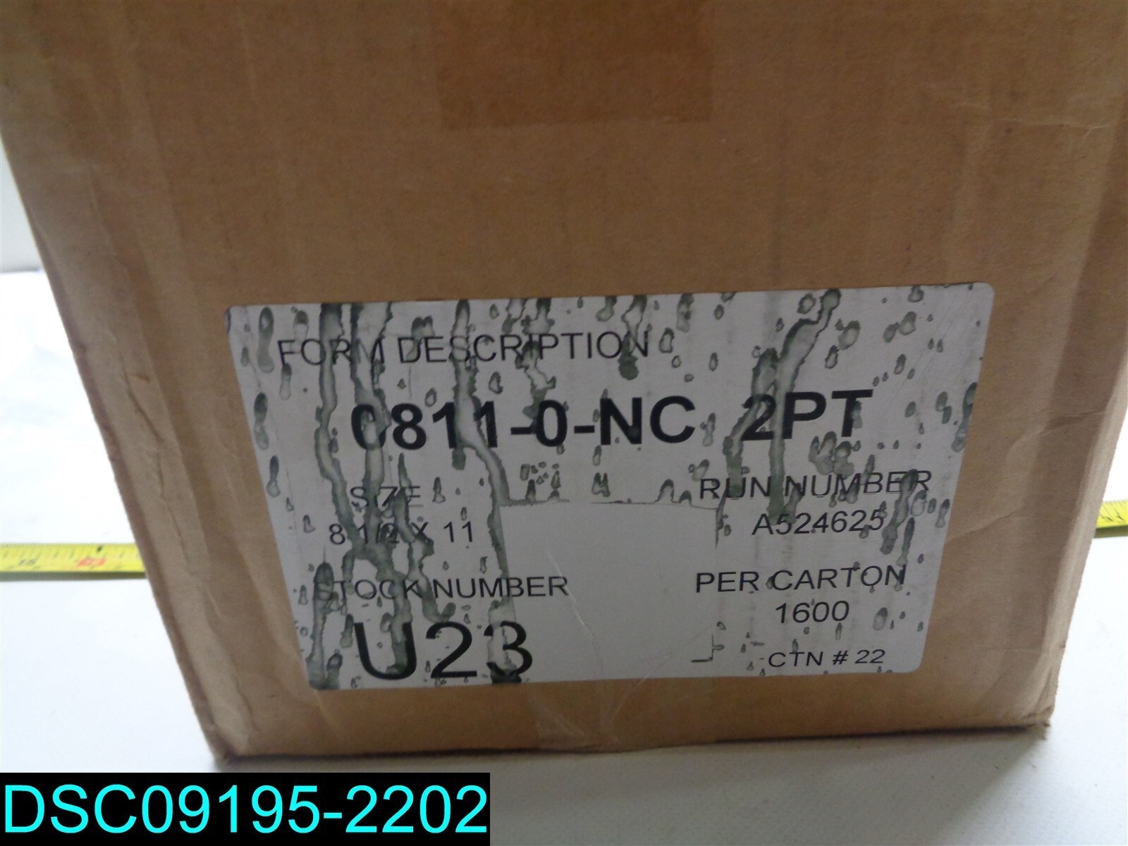 KA BA XIONG White Perforation Edge Continuous Form Paper KBX2029 4″X5″X7″QBT4729