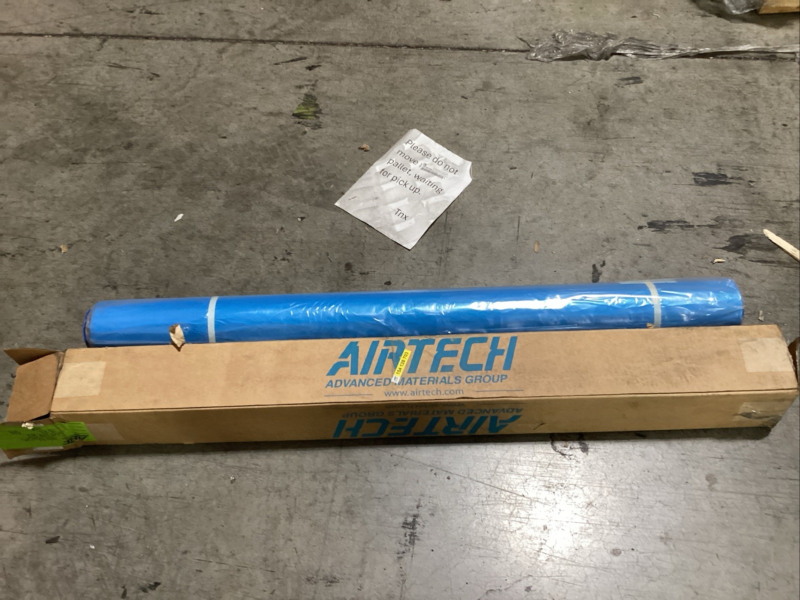 Air Tech WL5200B NonPerforated FluoropolymerBase Release Film 48″x 600 Feet Blue