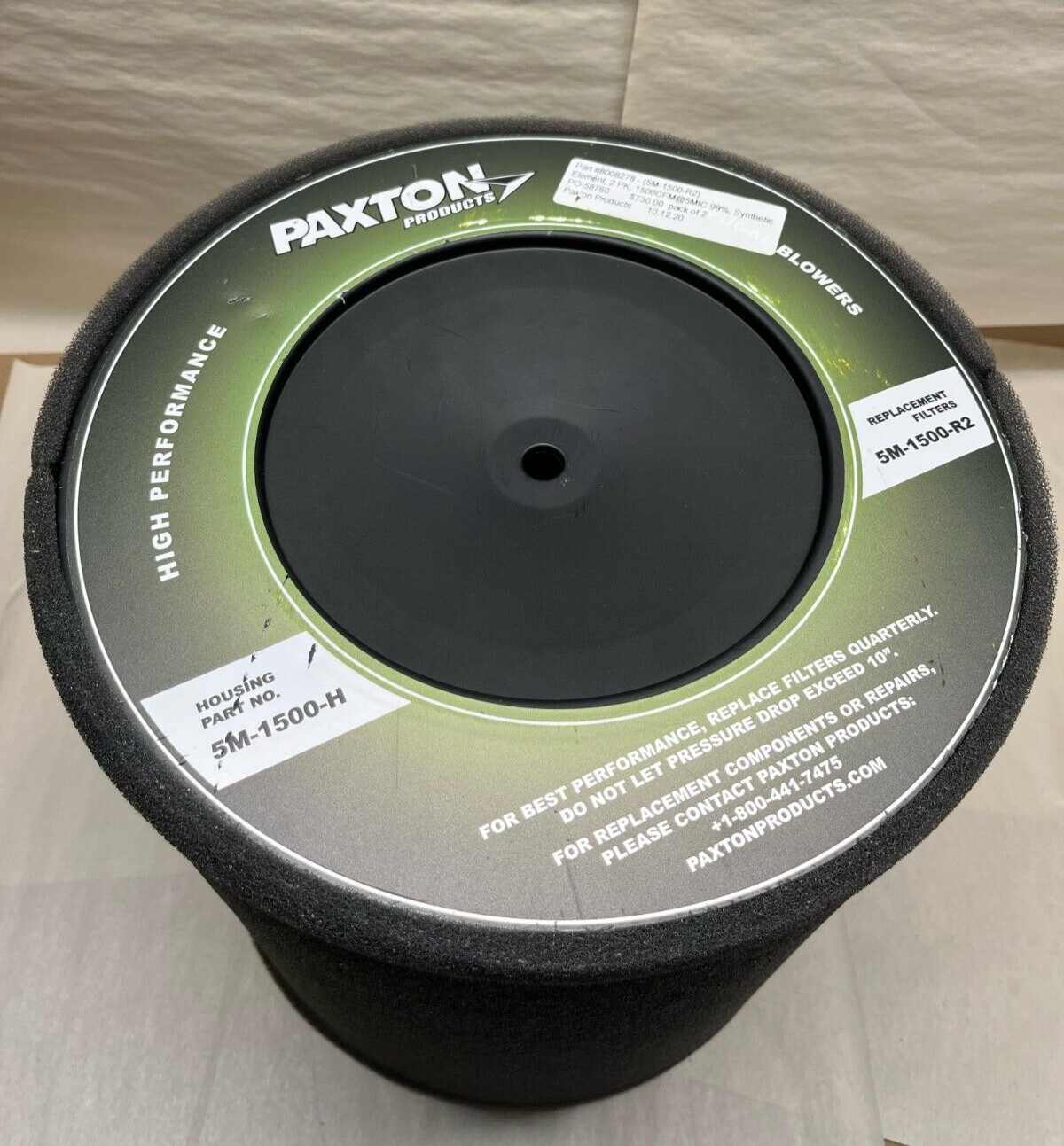 Paxton 5M-1500-H 5M-1500-R2 Filter (WI)
