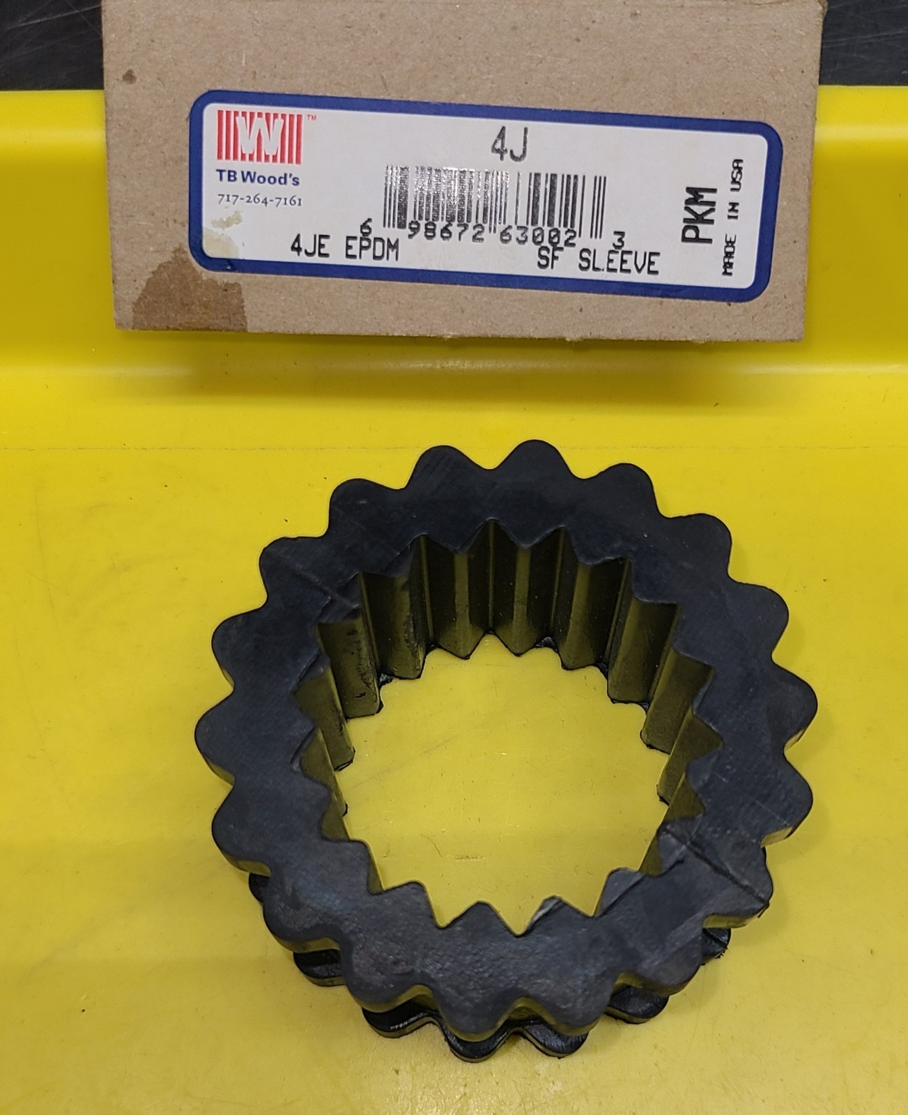 TB Woods 4J Sure-Flex Sleeve Coupling Insert UPC 698672630023
