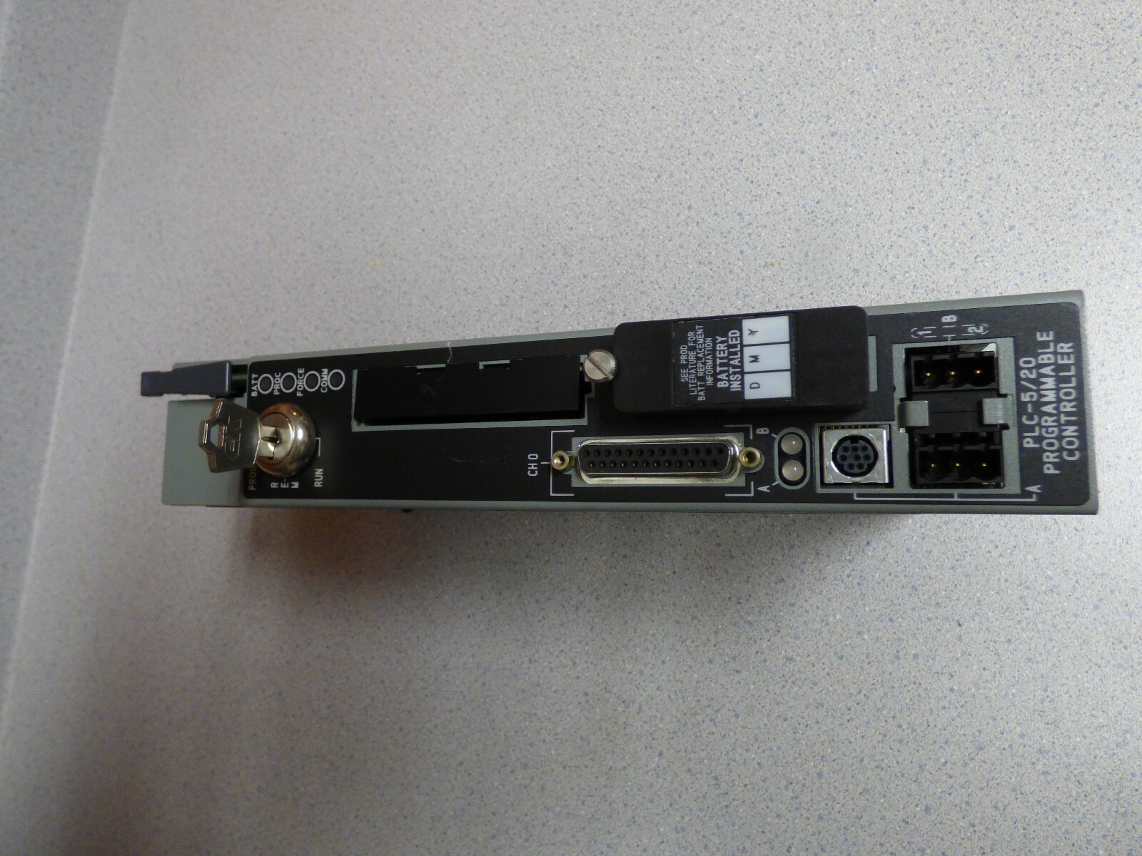 Working Allen Bradley PLC-5, Processor Module, 1785-L20B, SER C