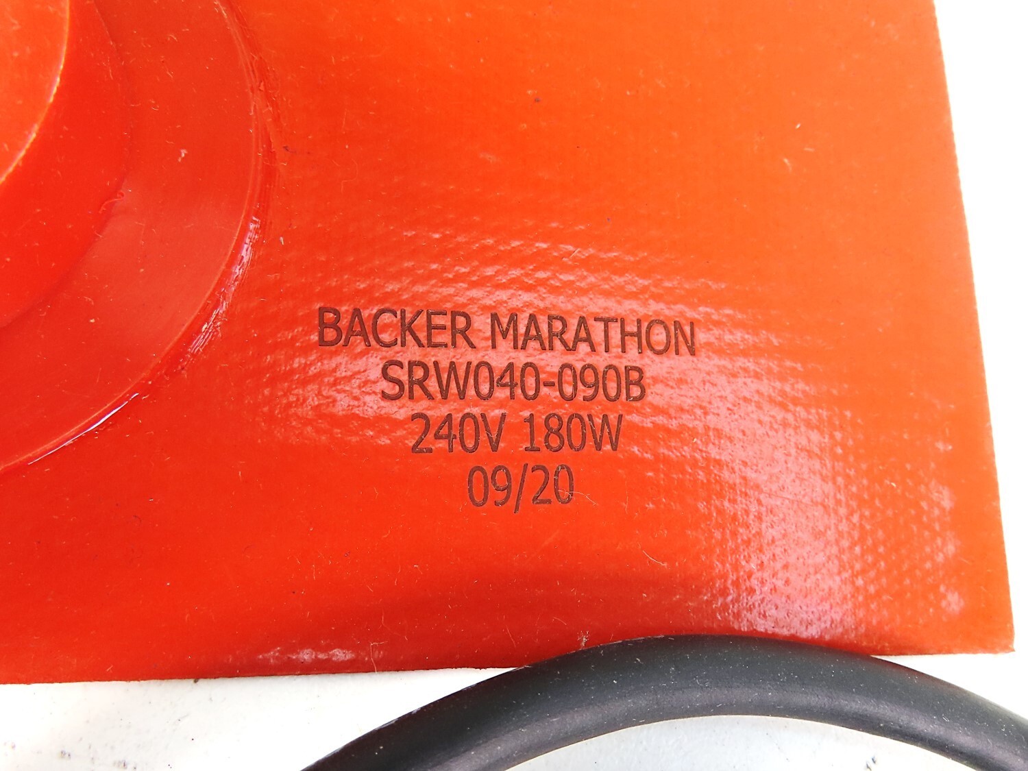 Backer Marathon SRW040-090B Silicone Rubber Heater 240V 180W NEW NO BOX