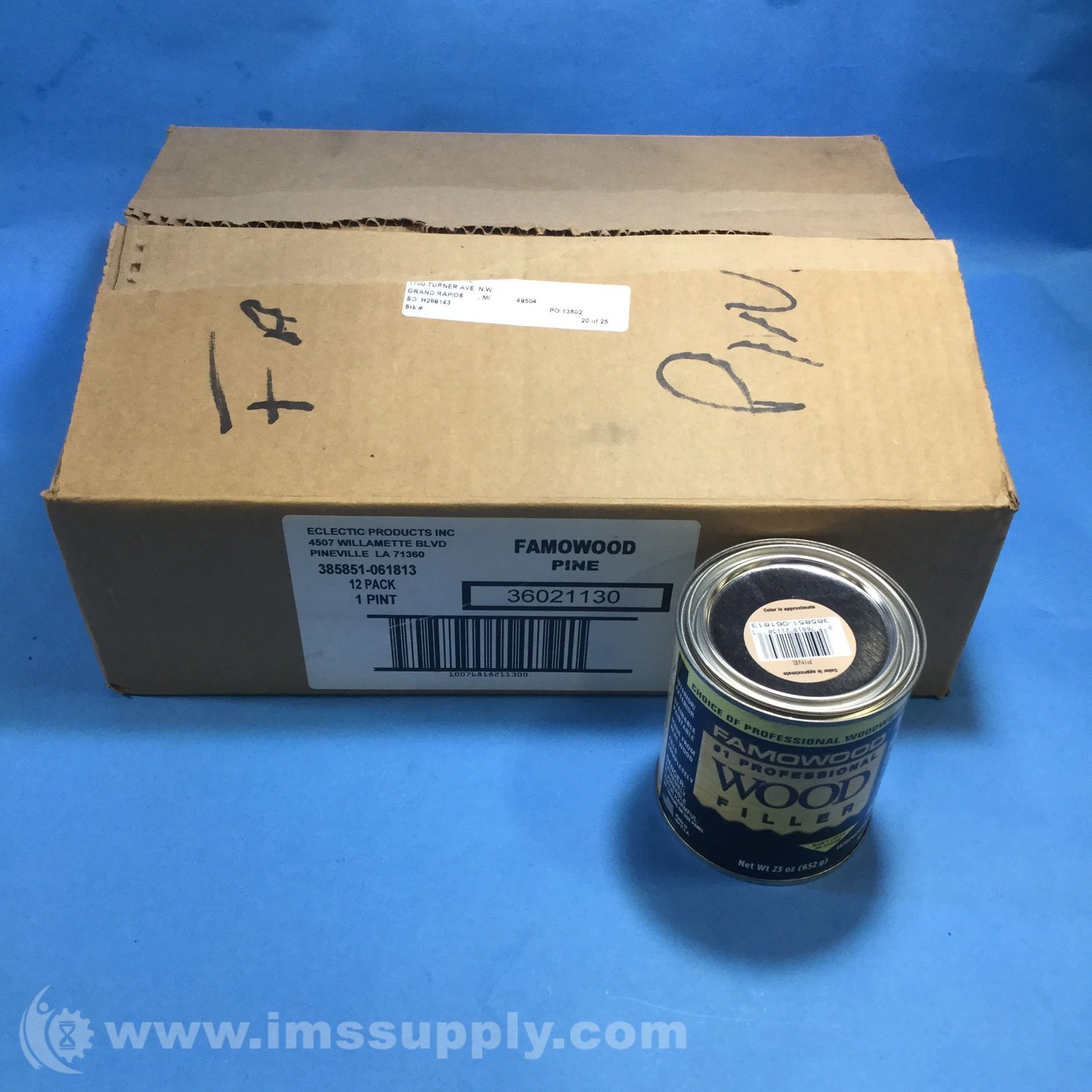 Eclectic Products 36021130 Box of 12 Wood Filler, Solvent Based 9099