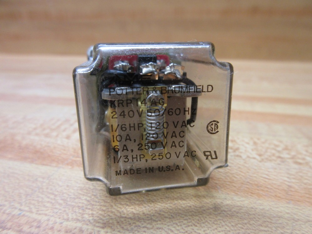 Potter & Brumfield KRP14AG-240V AC Relay KRP14AG-240VAC