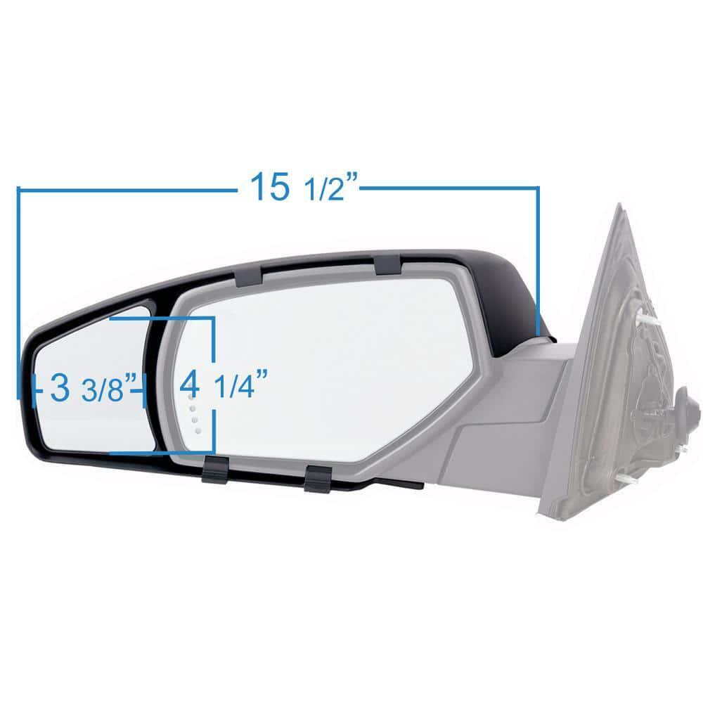 Towing Mirror Set Clip-on Install 2014 – 2018 Chevrolet Silverado GMC Sierra