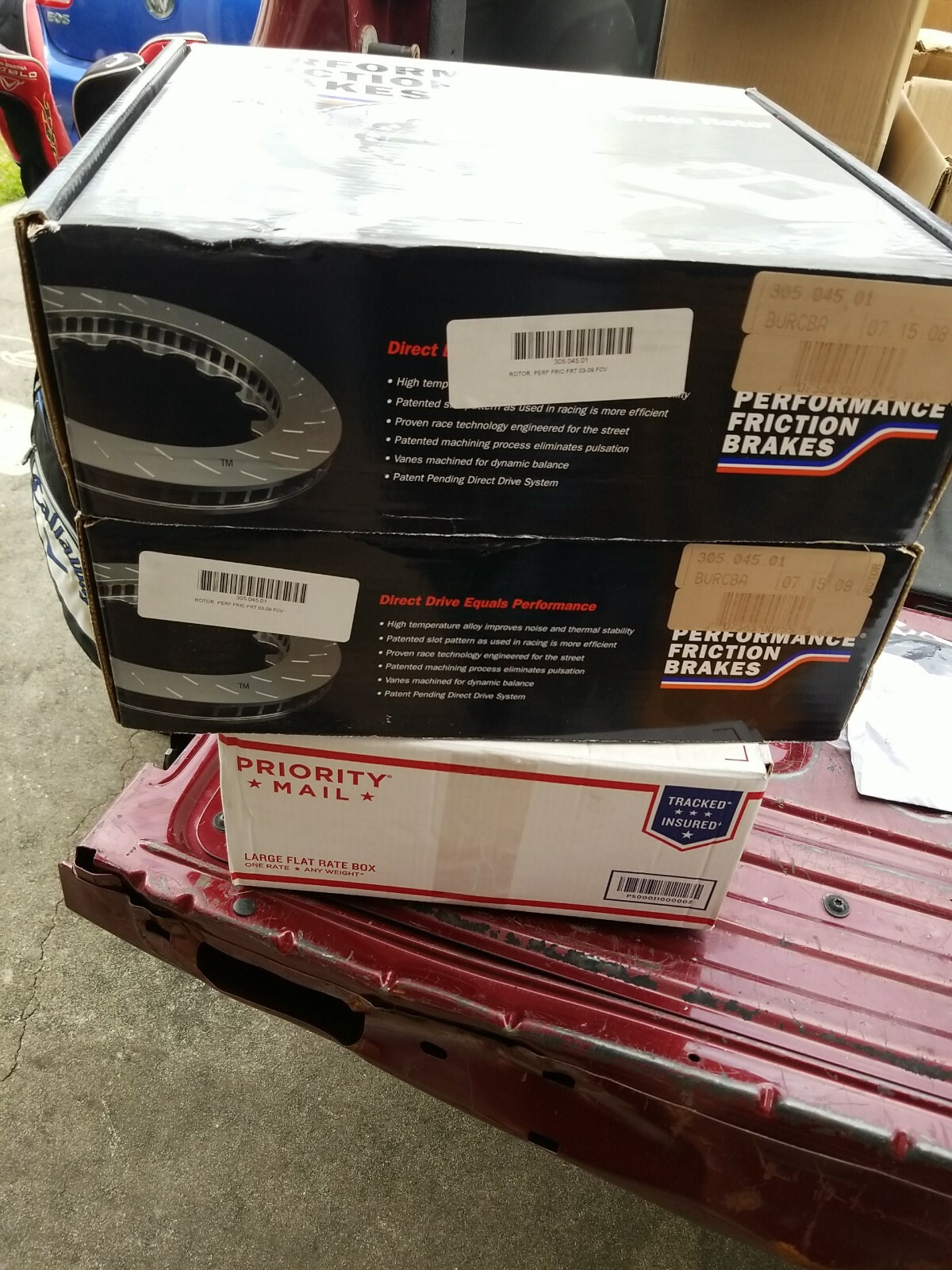 New Genuine PFC Brakes Disc Brake Rotor 305.045.01 2ea (1 pair)