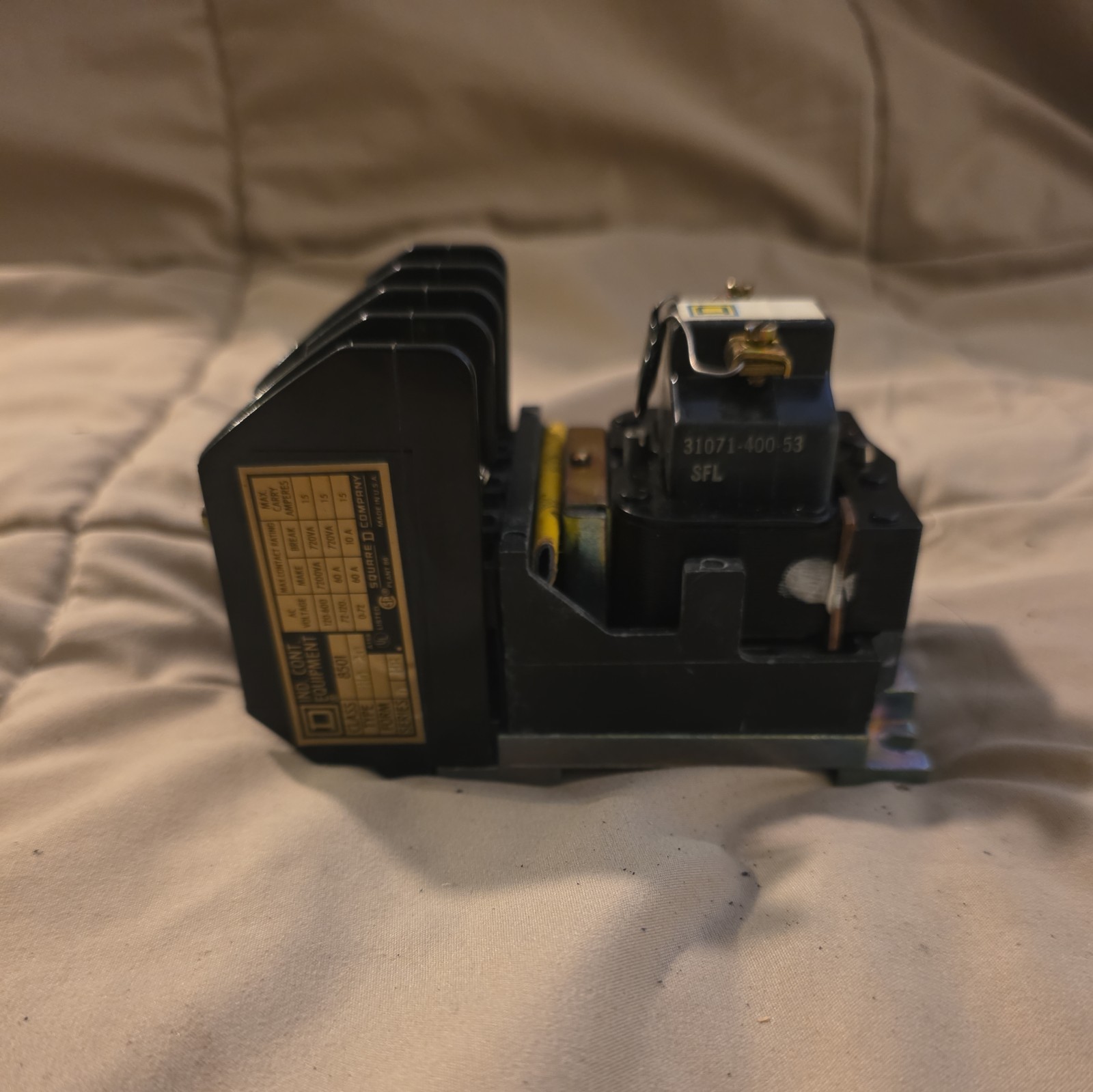SQUARE D CLASS 8501 H020 SER. D BP RELAY #800PT157*CO