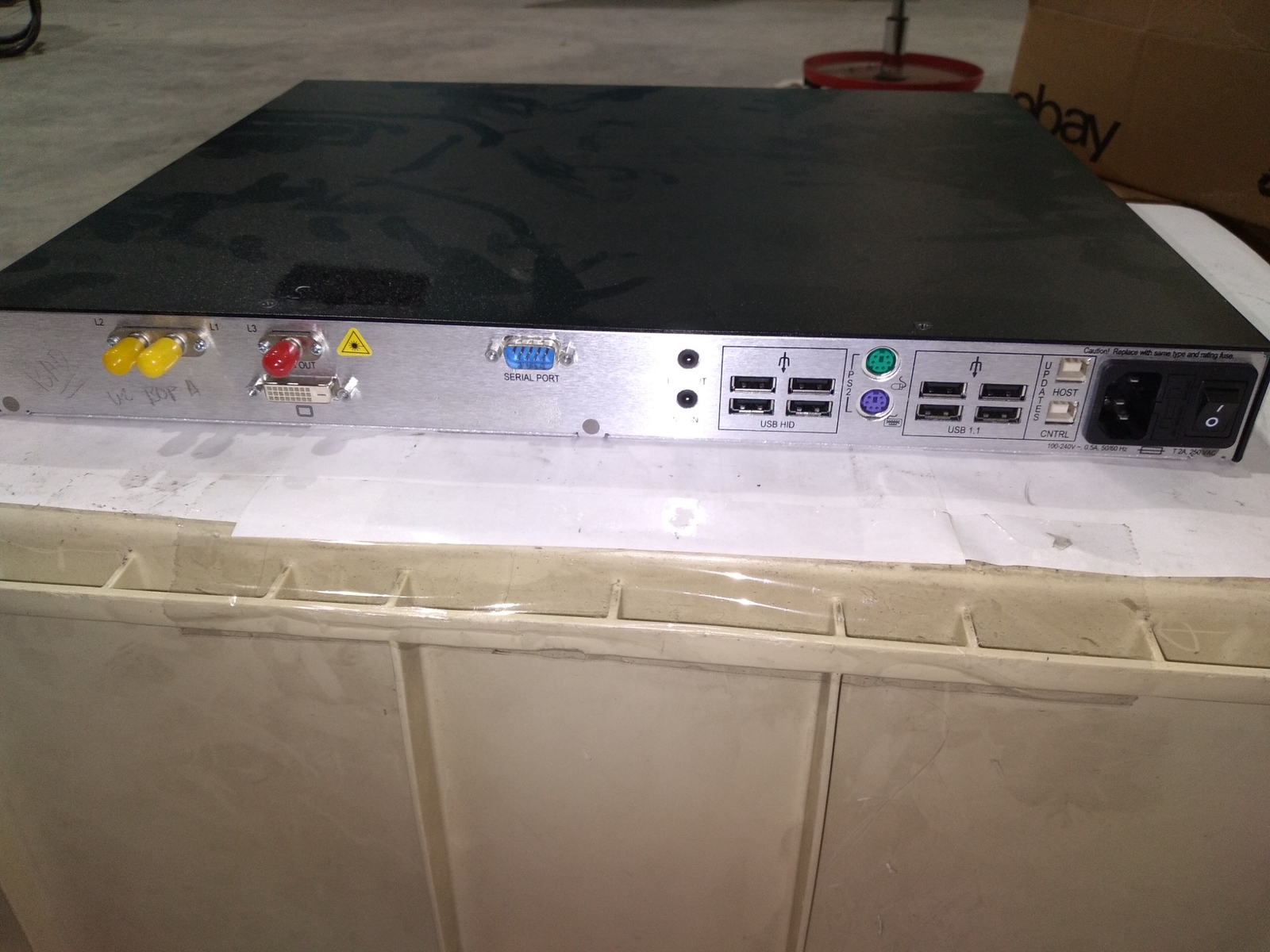MRTS TECHNOLOGY EVS-4 KVM EXTENDER EVS-000VD4-STRX 04030936MV ThinkLogical