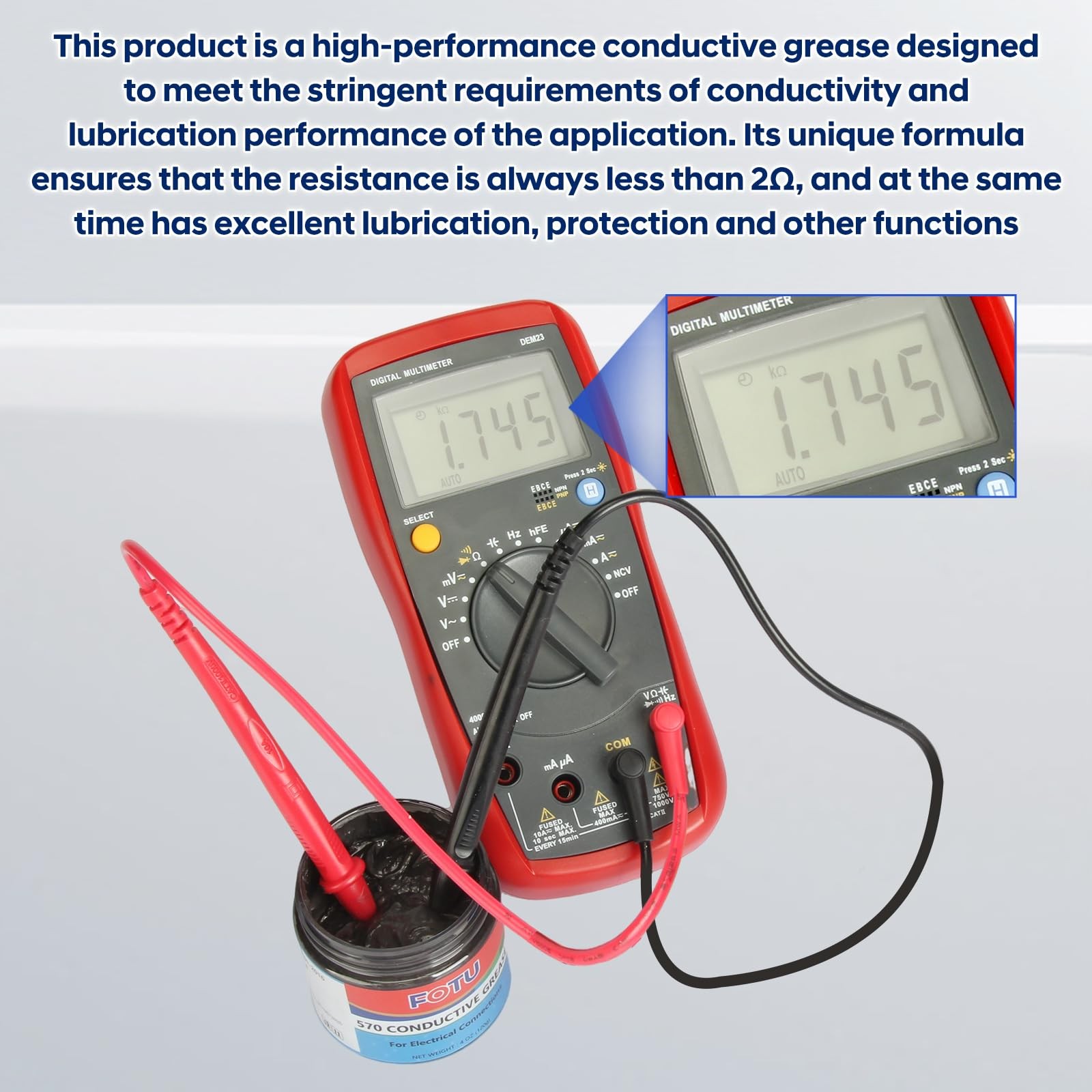 FOTU 570 Conductive Lubricating Grease – Electrical & Thermal Conductivity -…