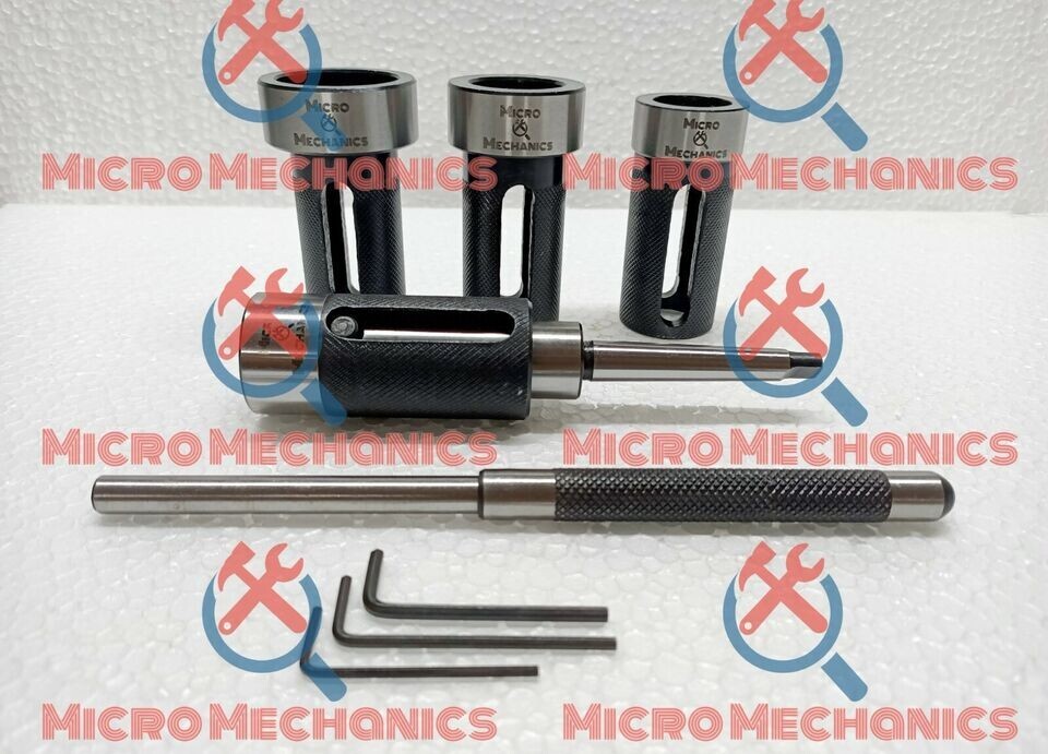 MT1 Die Holder Kit For Lathe Tailstock Morse Taper # 1 Sliding Action- Inch & MM