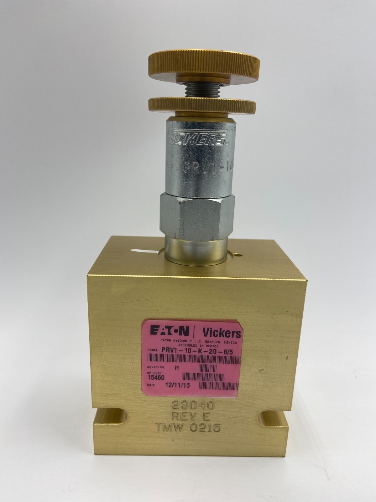 EATON | Vickers – 02-176226, PRV1 10 K 2G 6/5 – Genuine-New