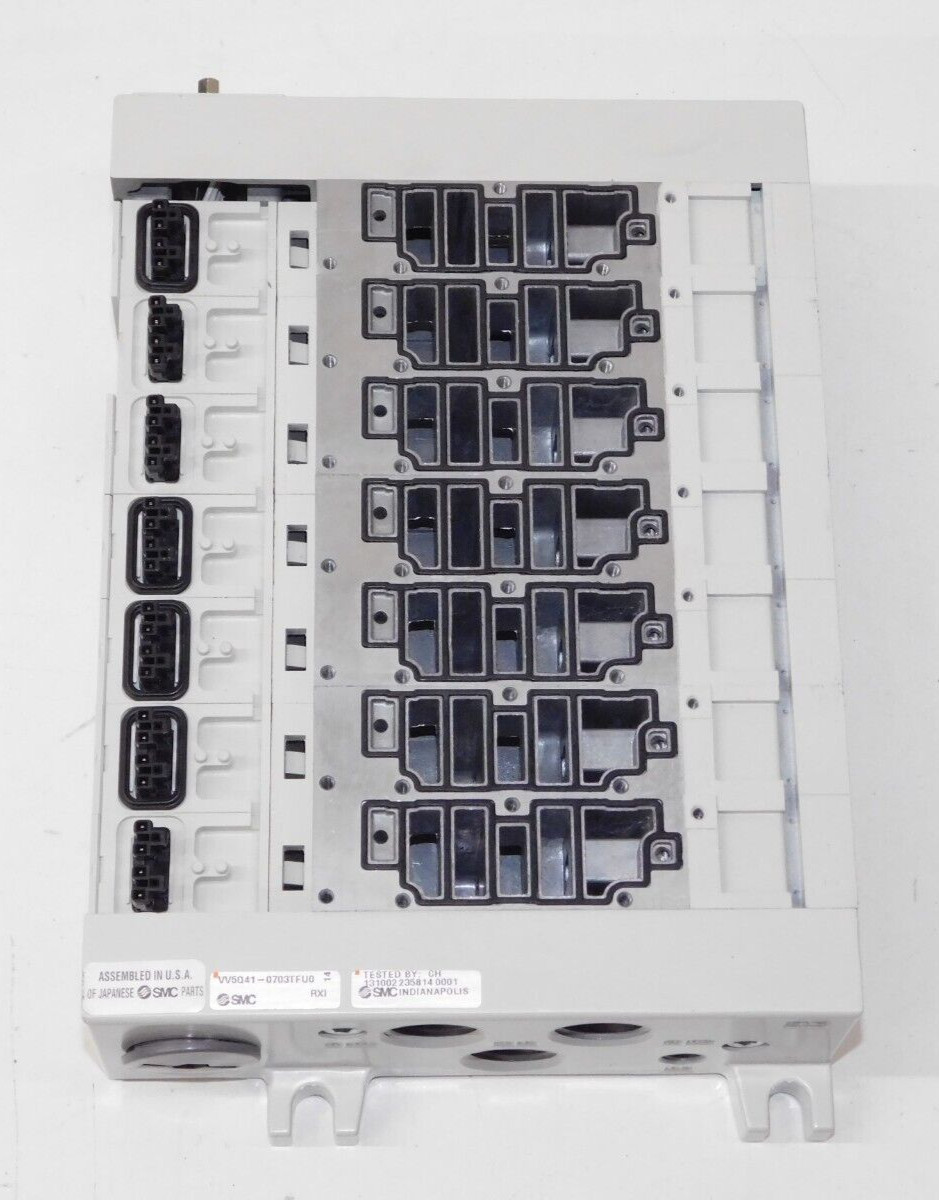 New SMC VV5Q41-0703TFU0 Pneumatic Manifold Module Board Unit Made USA Japan