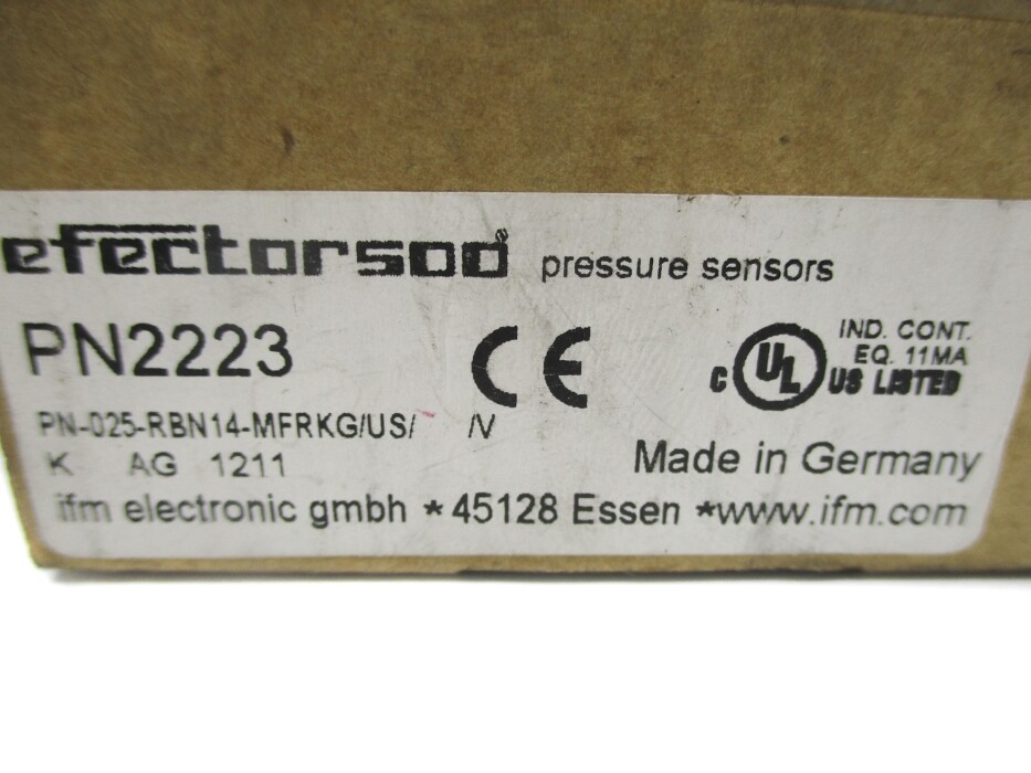 IFM EFECTOR PN-025-RBN14-MFRKG/US//V PN2223 NSMP
