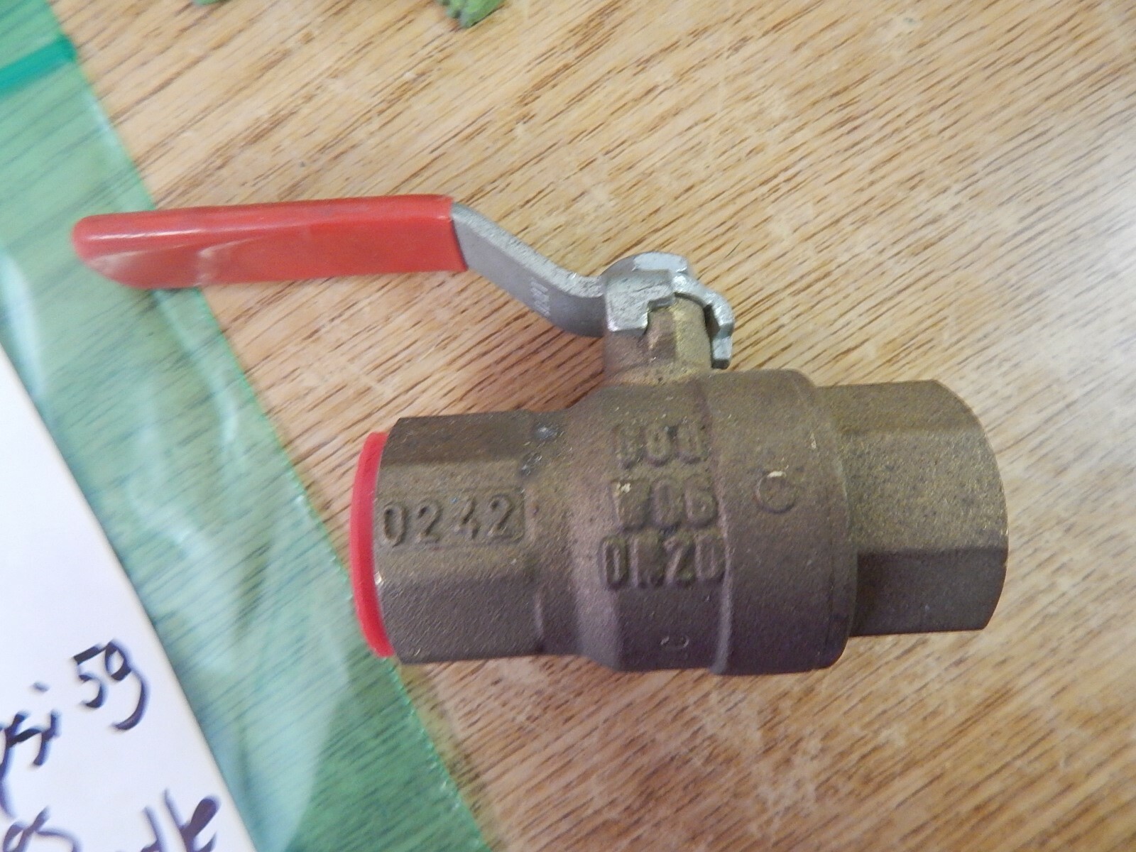 DMIC 0242 600 WOG ON2D 3/4″ 125G BRS Valve with Handle *FREE SHIPPING*