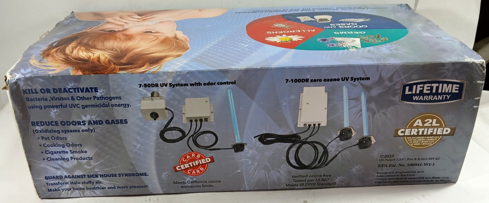 1 NEW PREMIER 1 50DR-12/5 ULTRAVIOLET AIR PURIFICATION SYSTEM NIB **MAKE OFFER**