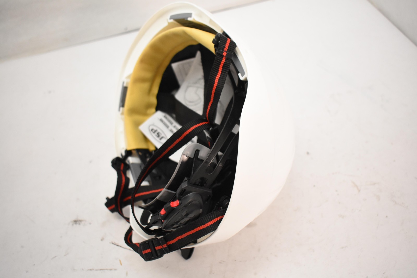 JSP EVO Ascend Safety Hard Hat Helmet Vented Chin Strap White Adjustable