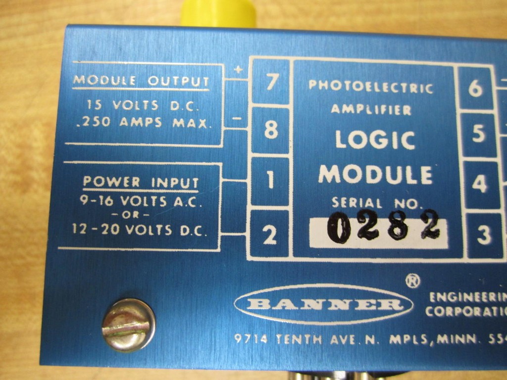 Banner B3-1500 Logic Module 16018 B31500