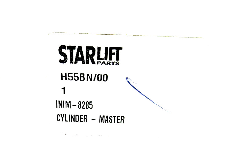 NEW STARLIFT INIM-8285 MASTER CYLINDER H55BN/00 INIM8285