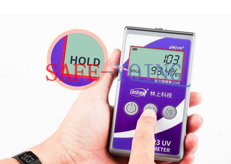 LS123 UV Power Meter Handheld LCD UV Radiation Tester Illumination Radiometer