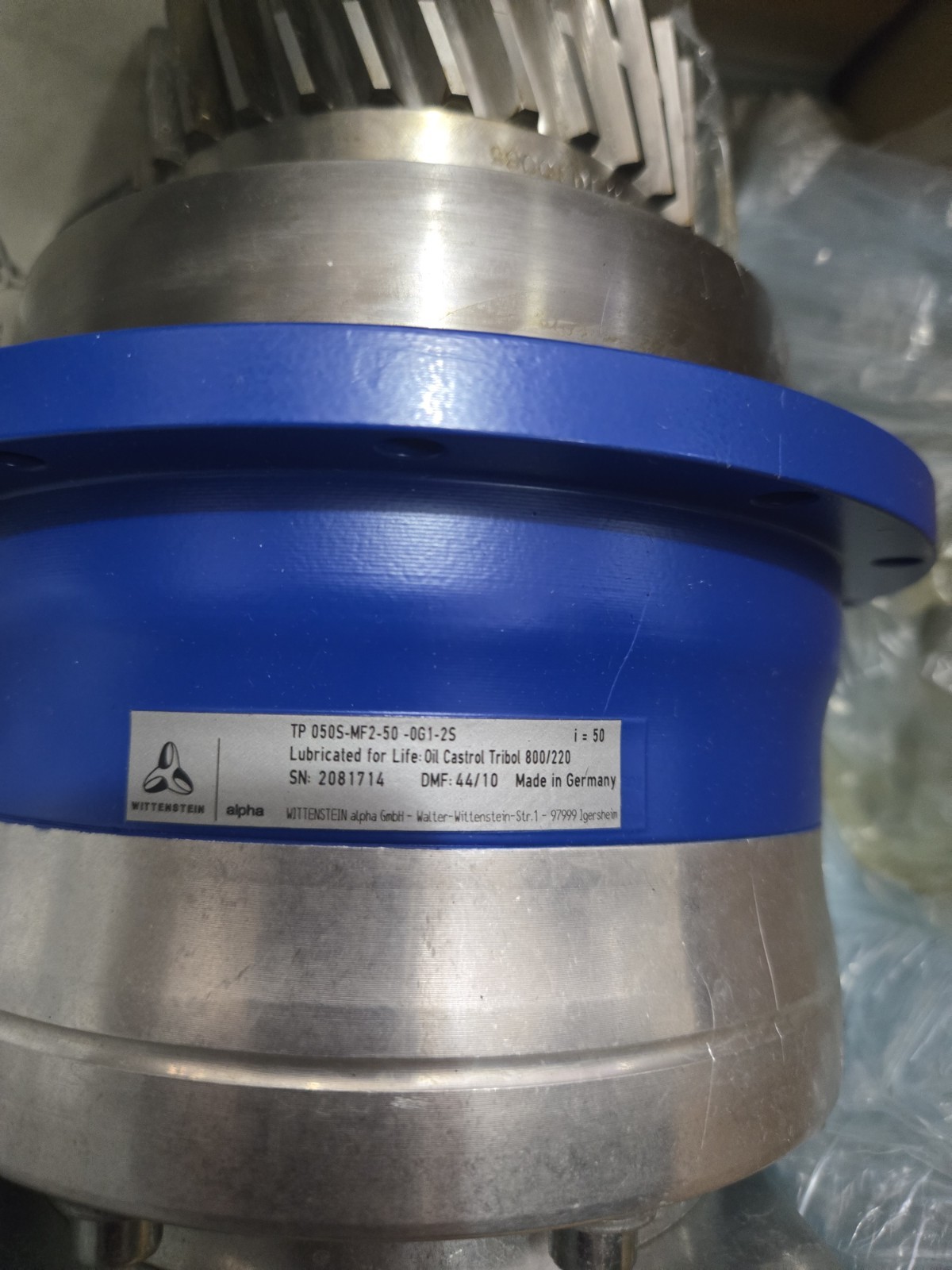 Wittenstein GEAR DRIVE GEM06187 TP+ ( Endress+Hauser) NEW