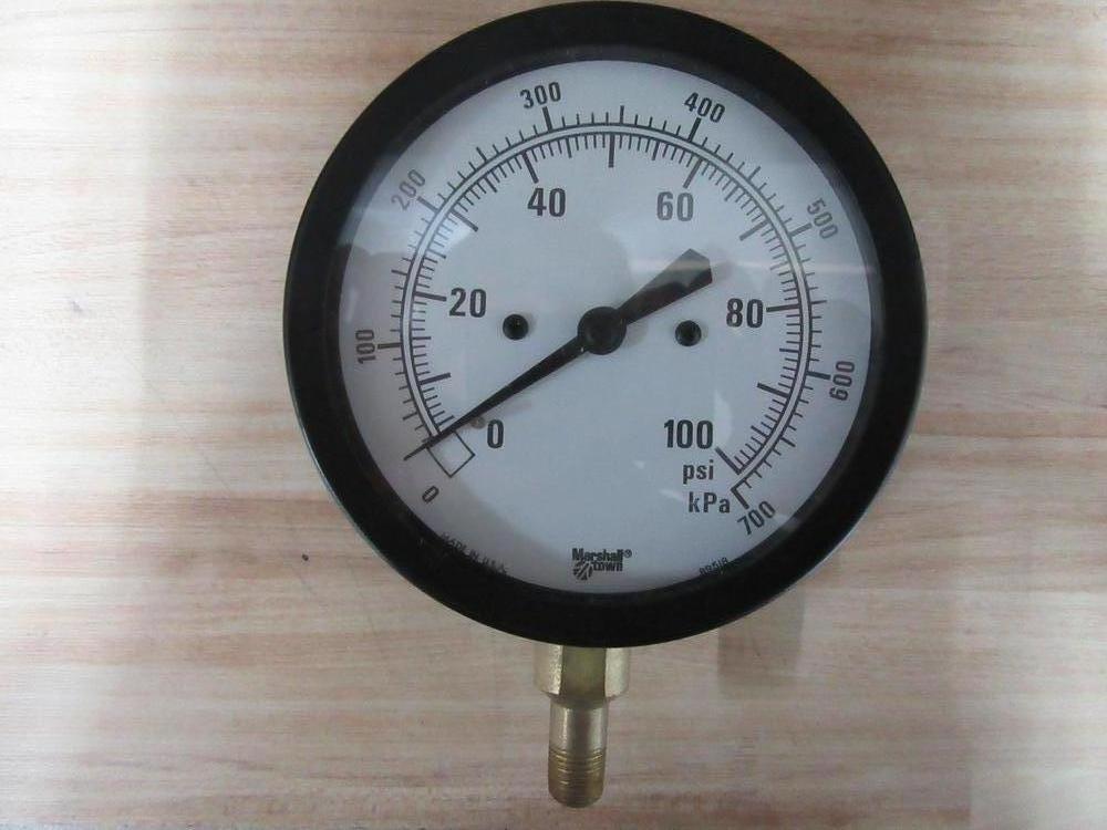 Marshall Town G10375 Gauge Range 0-100 PSI 0-700 kPa