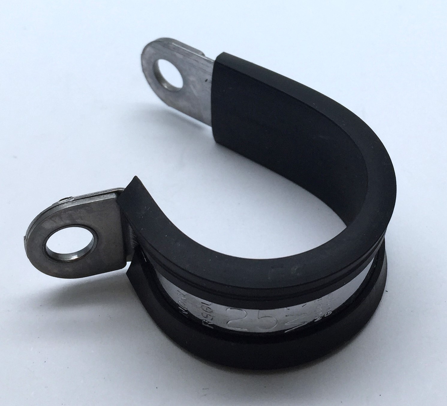 McLaren 1200RB097 P Clip 25mm M6 6.4 Mtg Hole Dia SS-AISI 430 EPDM x5