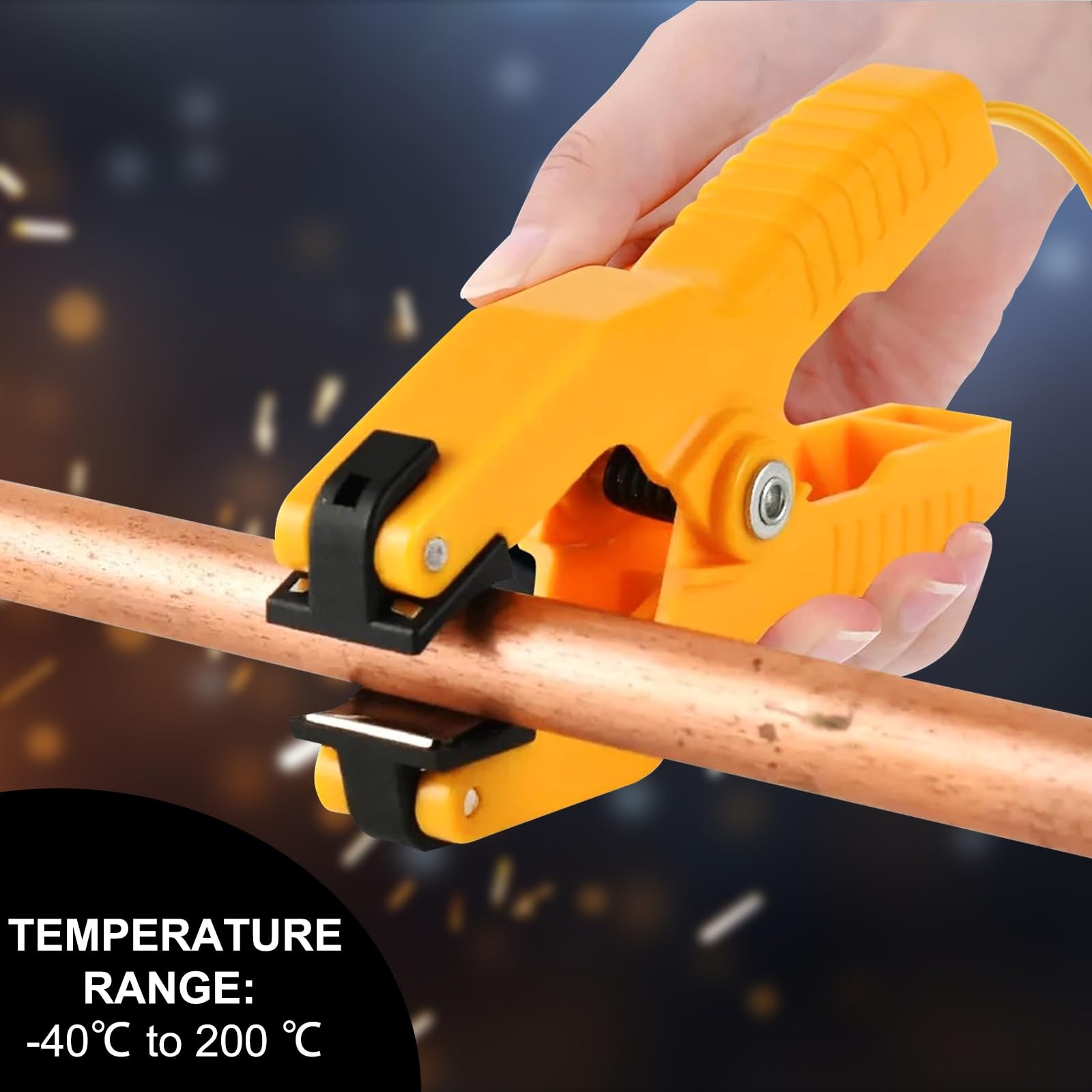 Qiilu Pipe Clamp Yellow Ht 05 K Size: 13.5*8cm / 5.31*3.15in,