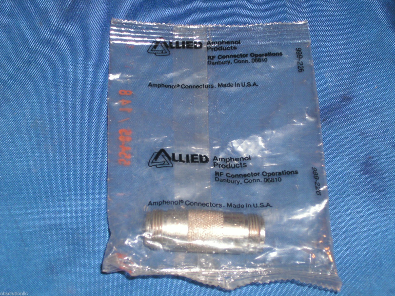 ALLIED AMPHENOL 554-85/148 STRAIGHT CONNECTOR 55485148