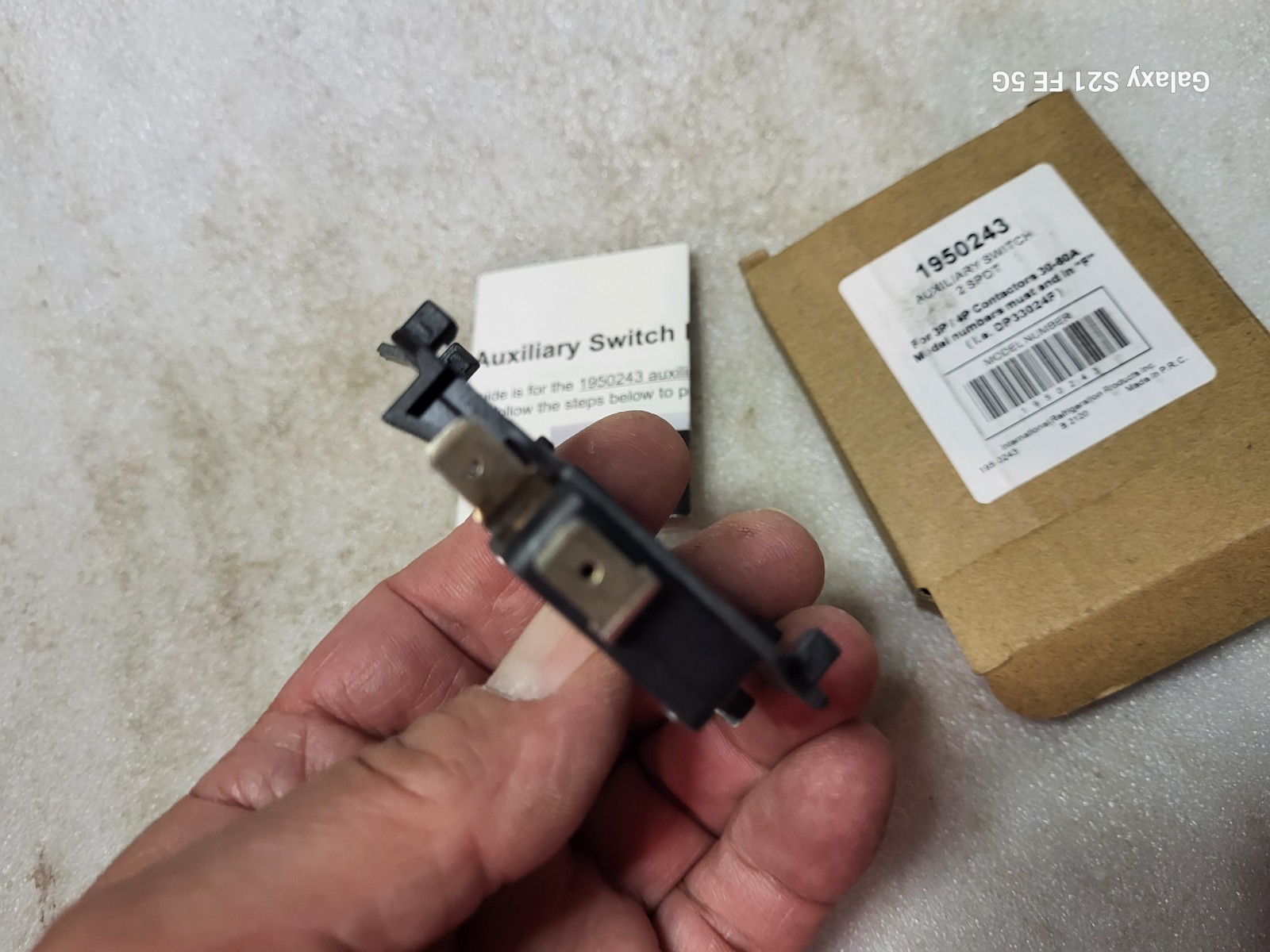 IRP 1950243 Contactor Auxiliary Switch for 3-4P 30-60A Contactors