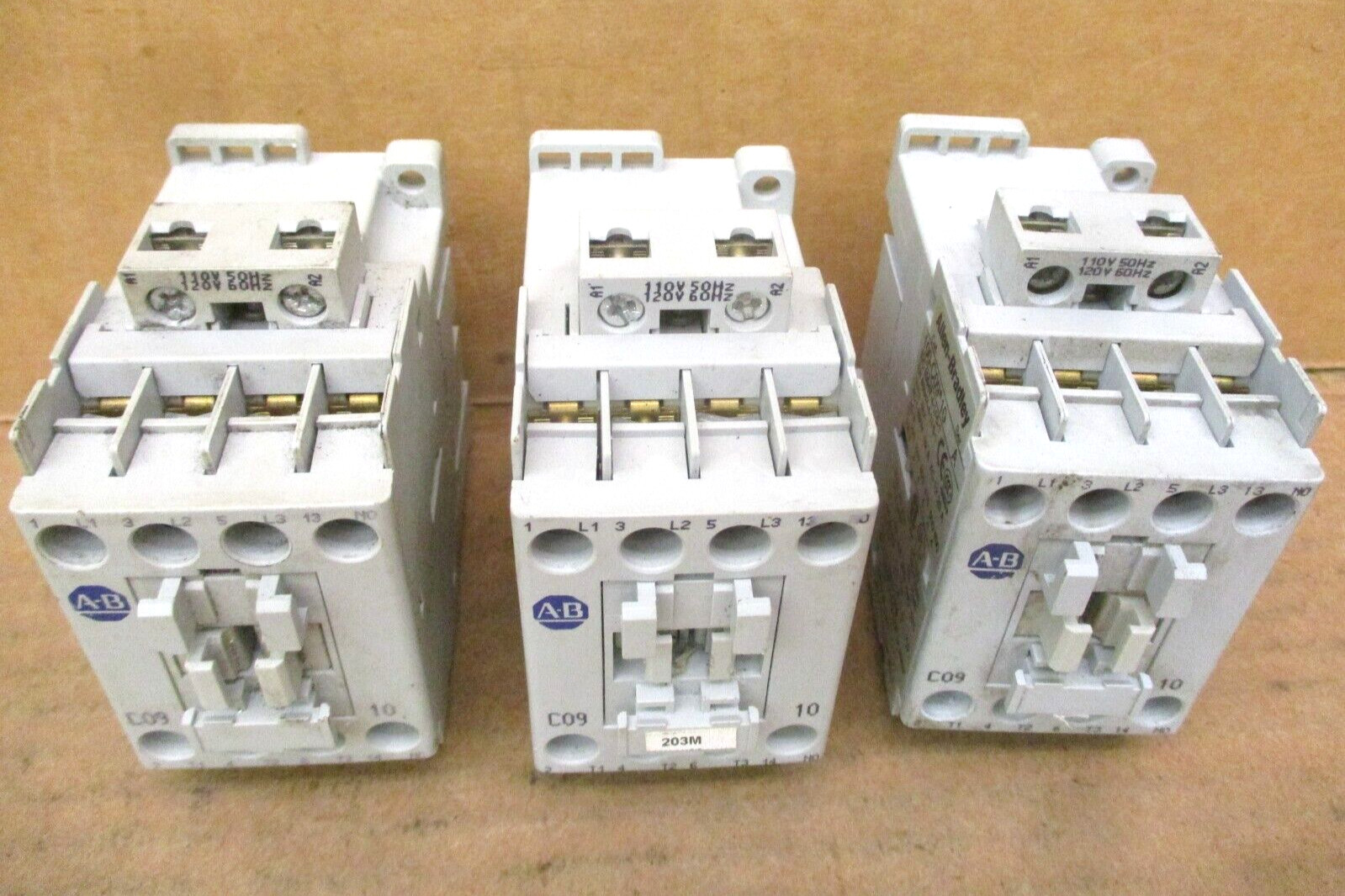 Allen-Bradley 100-C09*10 Contactor Lot of 3 Pieces 50091HM
