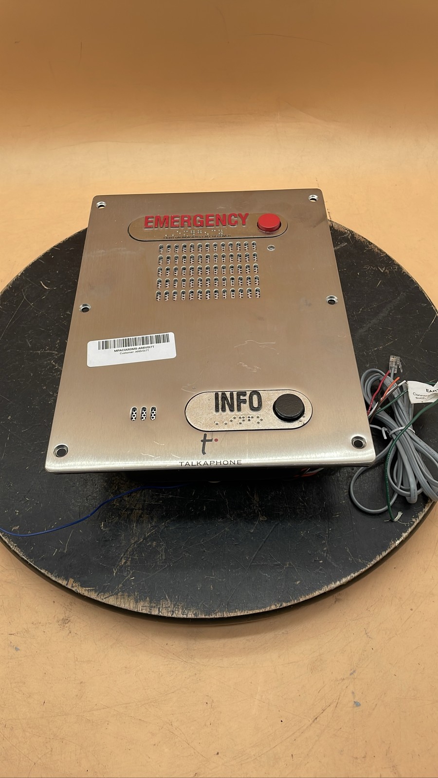 Talk-A-Phone ETP-400D Emergency Communication Telephone Call Box Unit