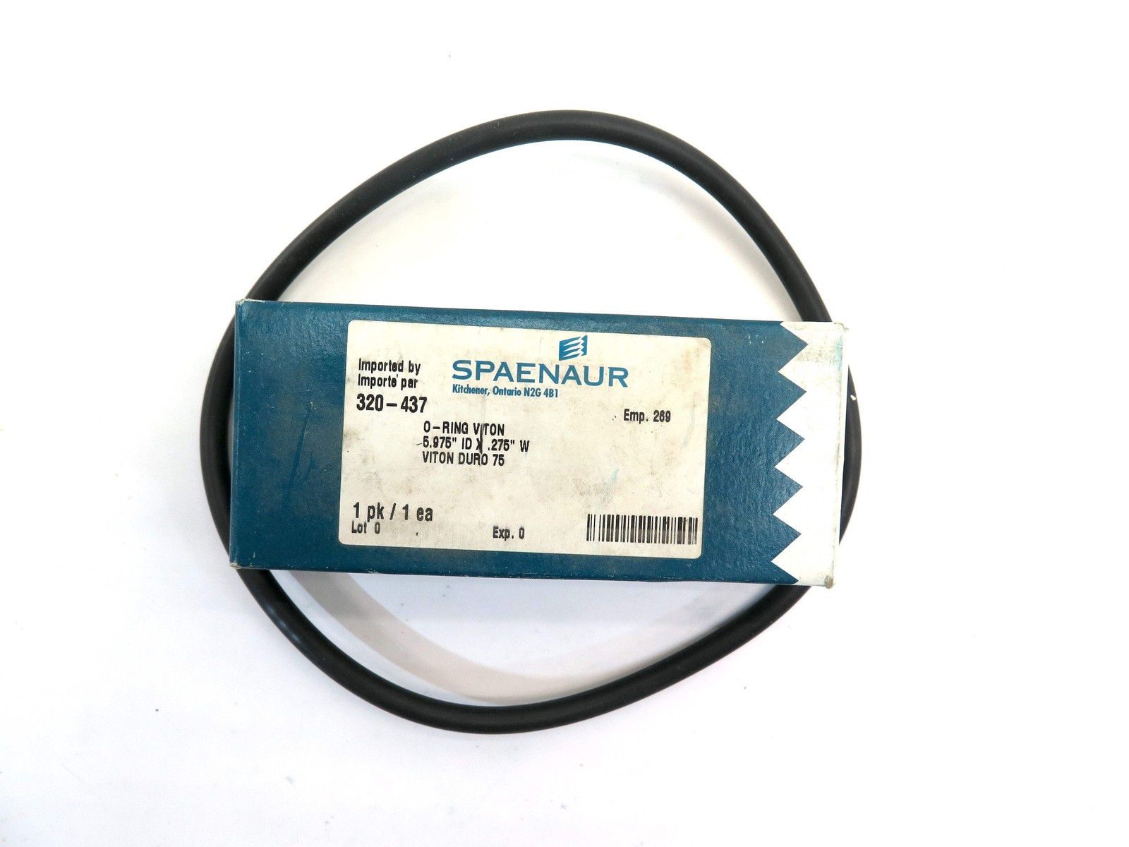 Spaenaur 320-437 O-Ring Viton Duro 75 5.975″ ID X .275 W