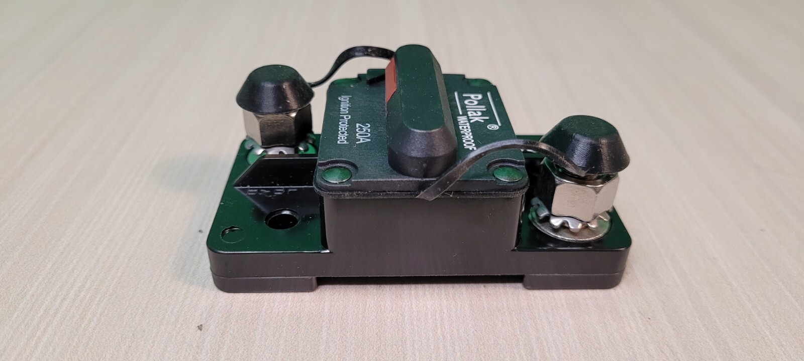 POLLAK CIRCUIT BREAKER, SURFACE MOUNT, 250 AMP, PLASTIC, TYPE ILL – 54-876PLP