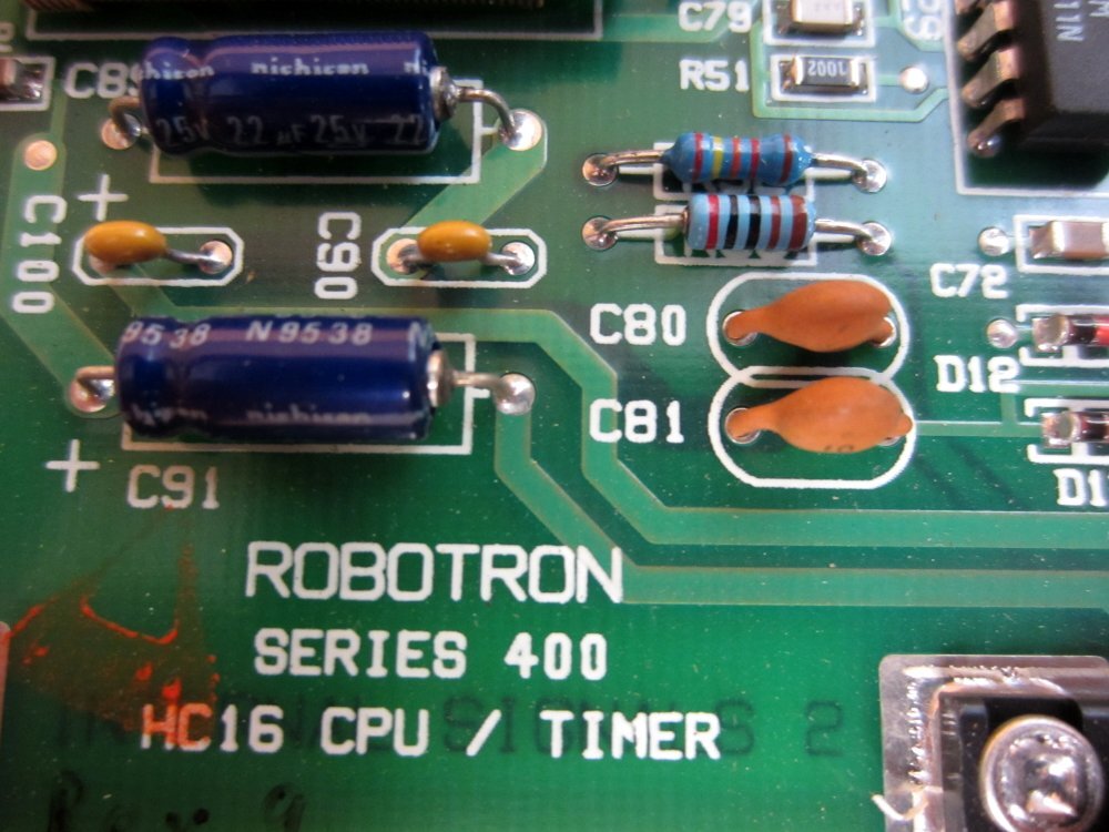 Robotron 473-0-0414-01 Rev. 2 HC16 CPU/Timer Board 4730041401