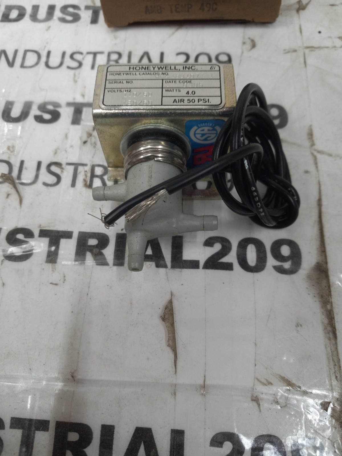 HONEYWELL ELECTRIC PNEUMATIC SWITCH RP418A1107-1