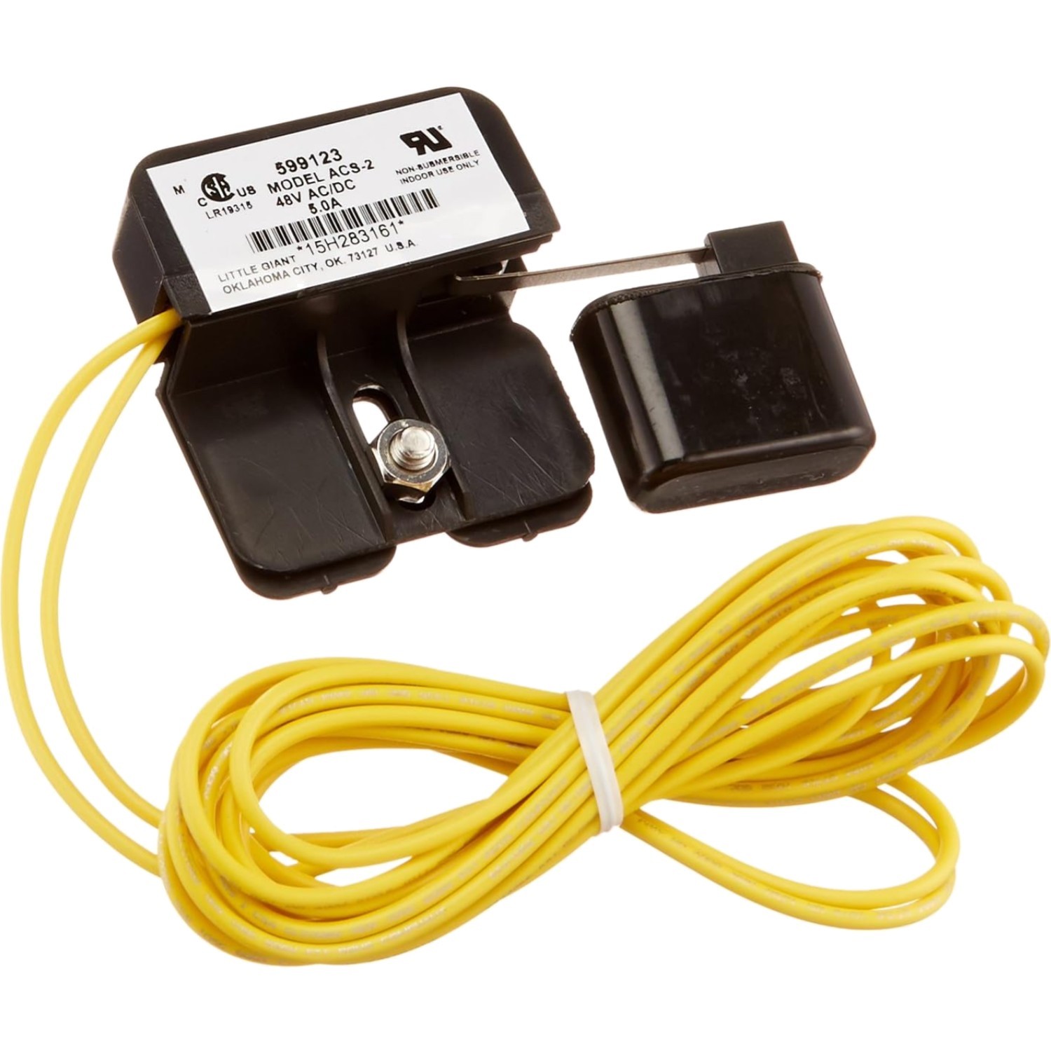 Auxiliary Condensate Drain Pan Overflow Switch Plastic 48V AC/DC for HVAC
