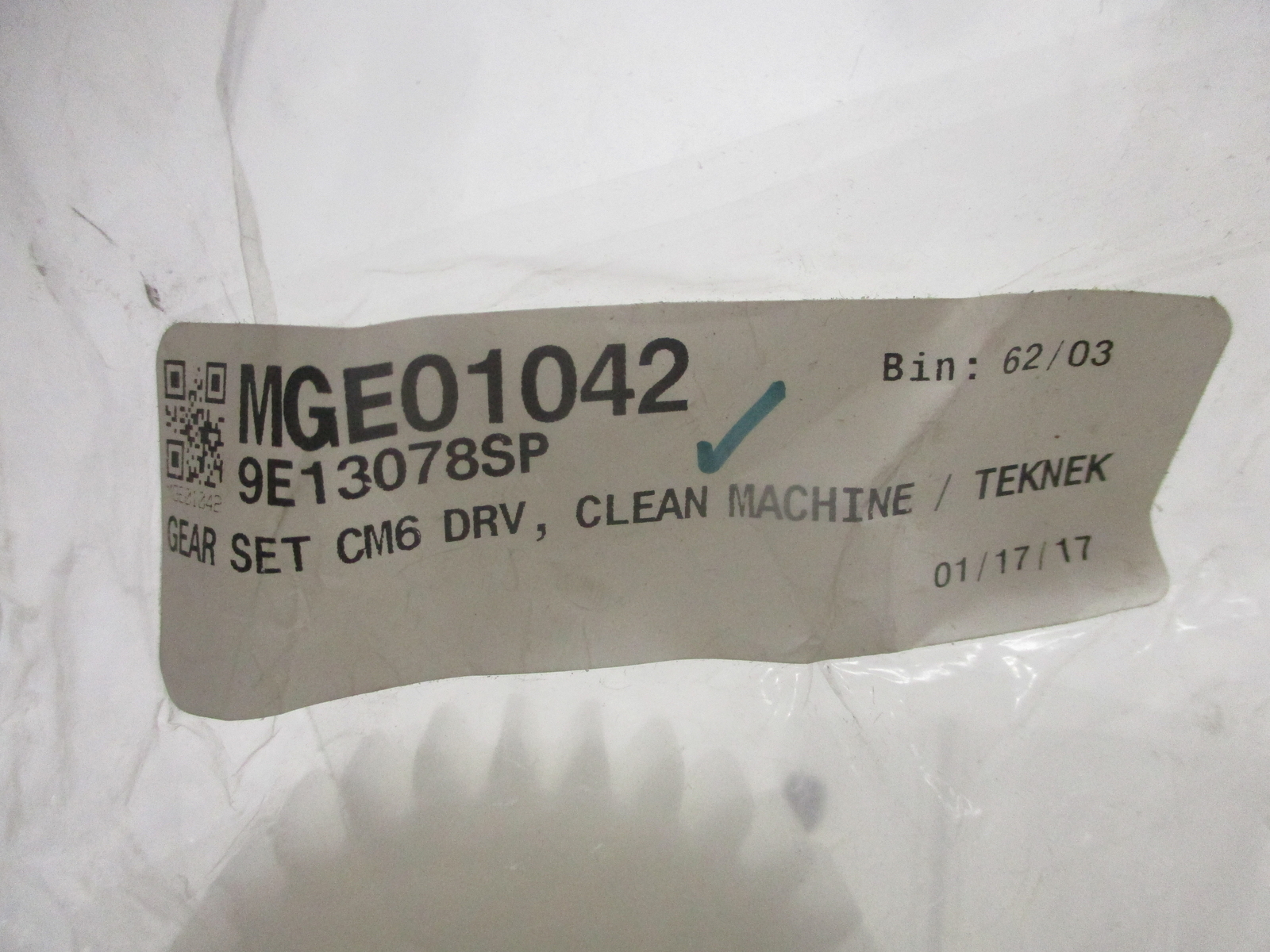 INDUSTRIAL SPARE MGE01042 9E13078SP KIT NSNP