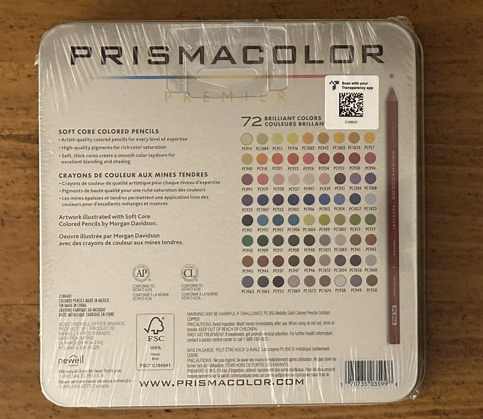 PRISMACOLOR PREMIER 72 CT SOFT CORE COLORED PENCIL SET BRAND NEW FREE SHIPPING
