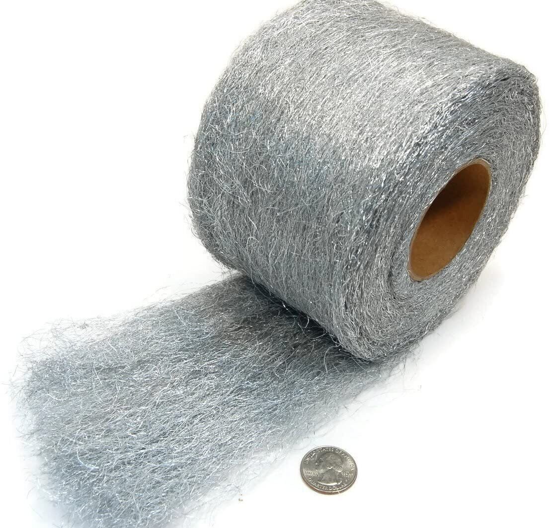 Aluminum Wool (COARSE Grade) – 1lb Roll – by Rogue River Tools. Soft clean!