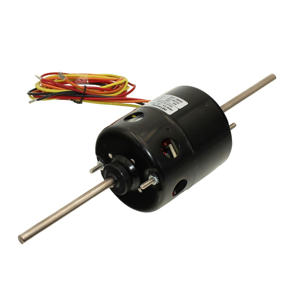 1987399C3 Blower Motor 12V 3/8″x4-1/4″ Double Shaft Rev 3 Speed Vented 4 Wire