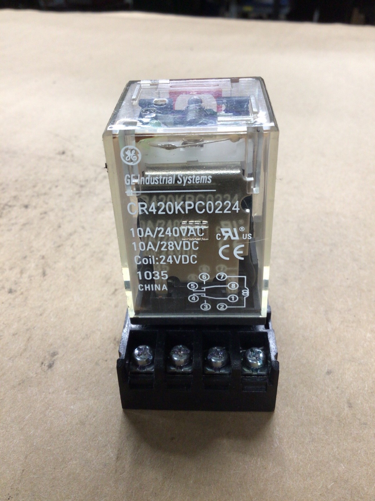 GE CR420KPC0224 Relay /w Base #4005I143
