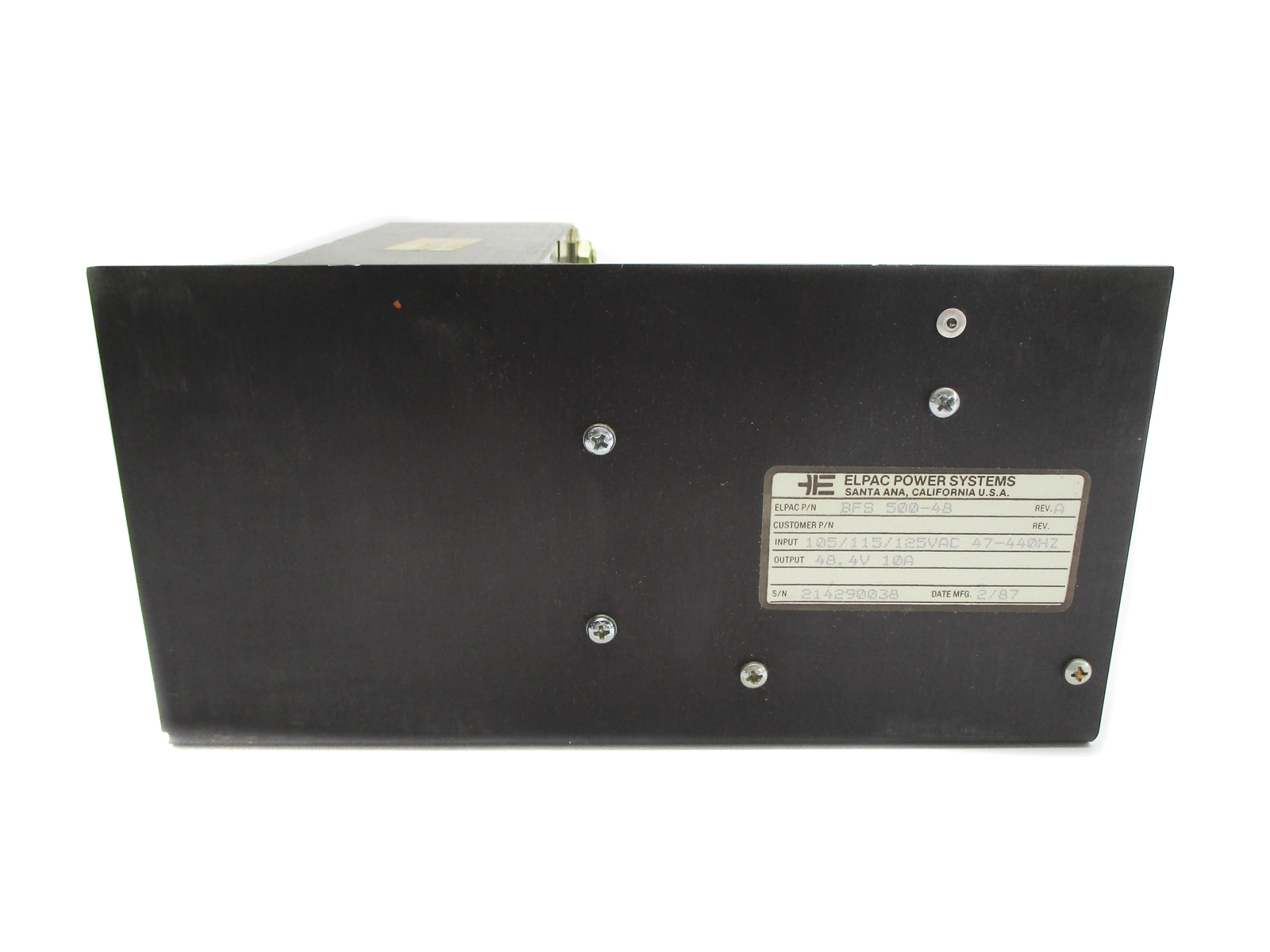 ELPAC POWER SYSTEMS BSF500-48 NSMP