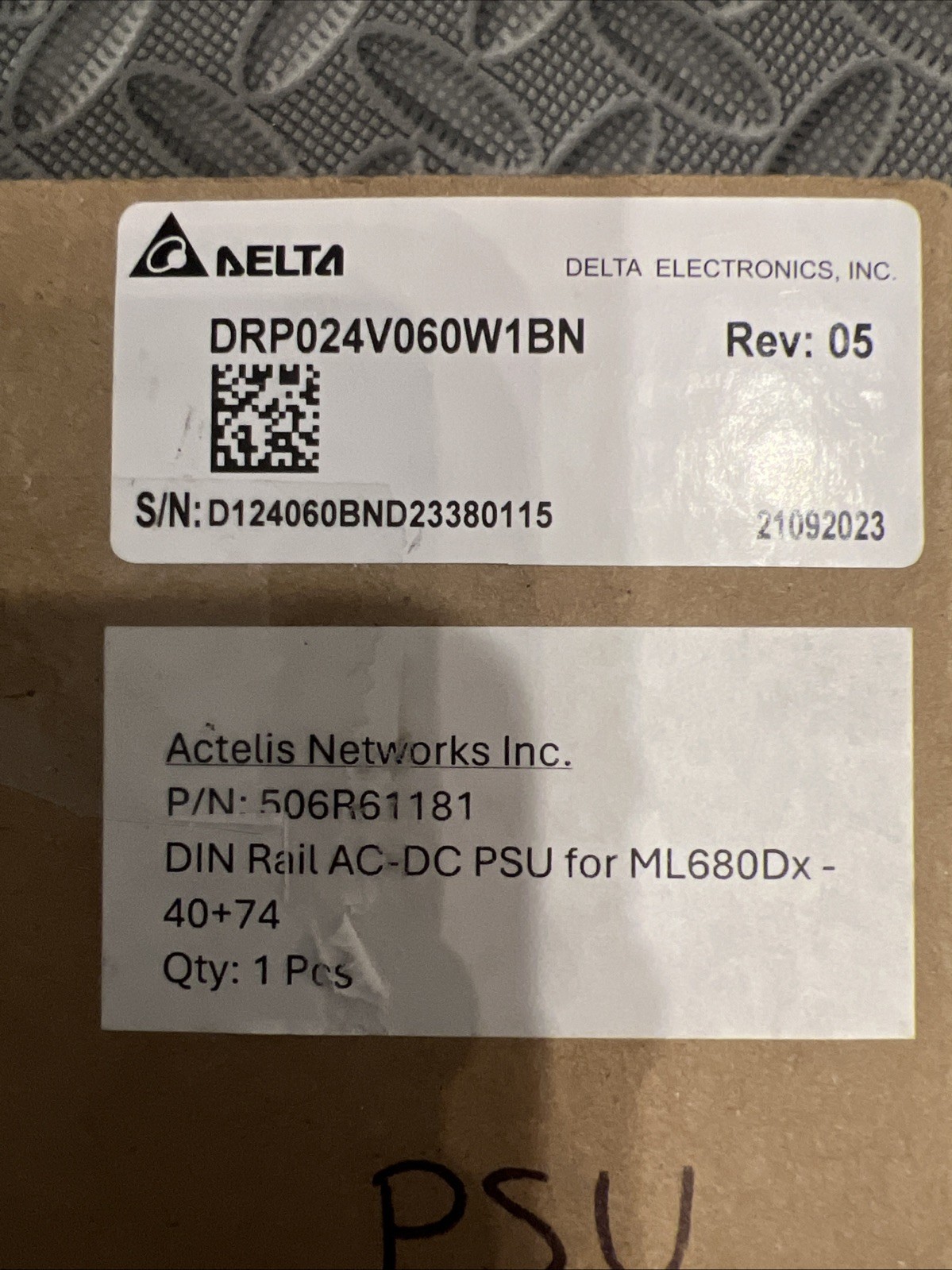Delta DRP024V060W1BN Power Supply *SHIPS FROM USA*