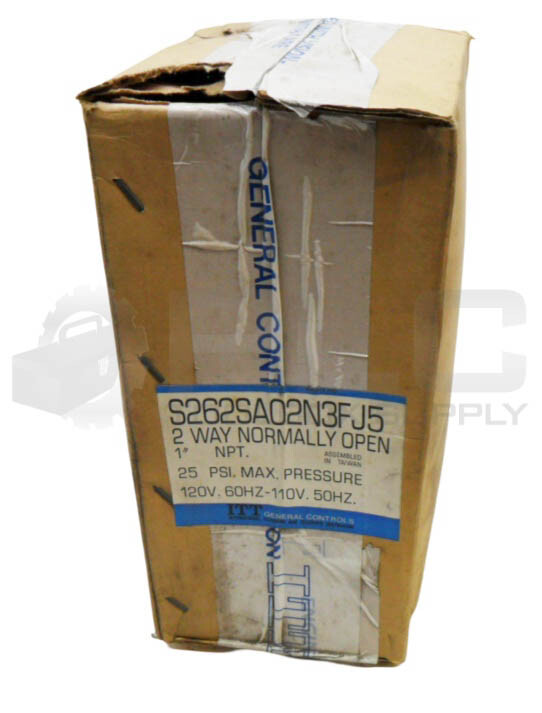 SEALED NEW ITT S262SA02N3FJ5 SOLENOID GAS VALVE 1″ NPT 25PSI 110-120V *READ*